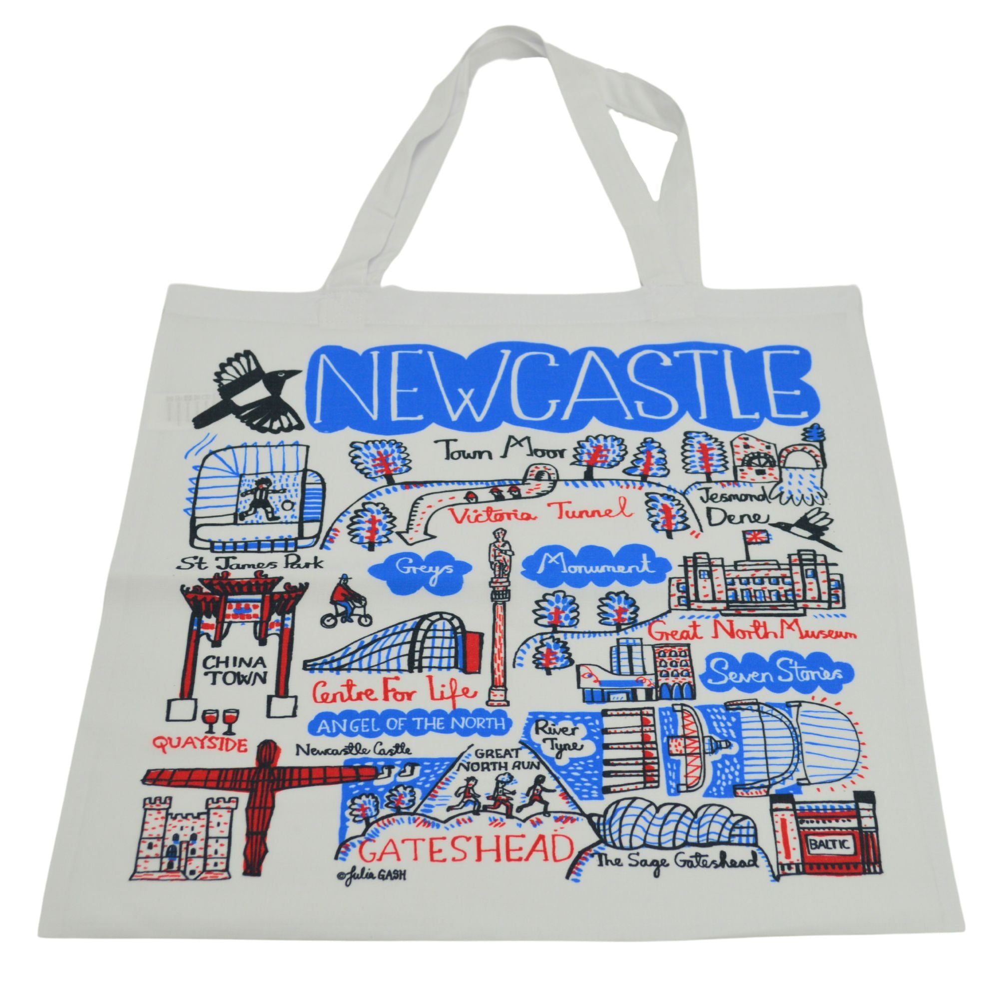 Stylish Widdop White Newcastle Tote Bag - Durable Canvas Shopping Bag for Women, Perfect for Groceries, Beach Trips & Daily Use
