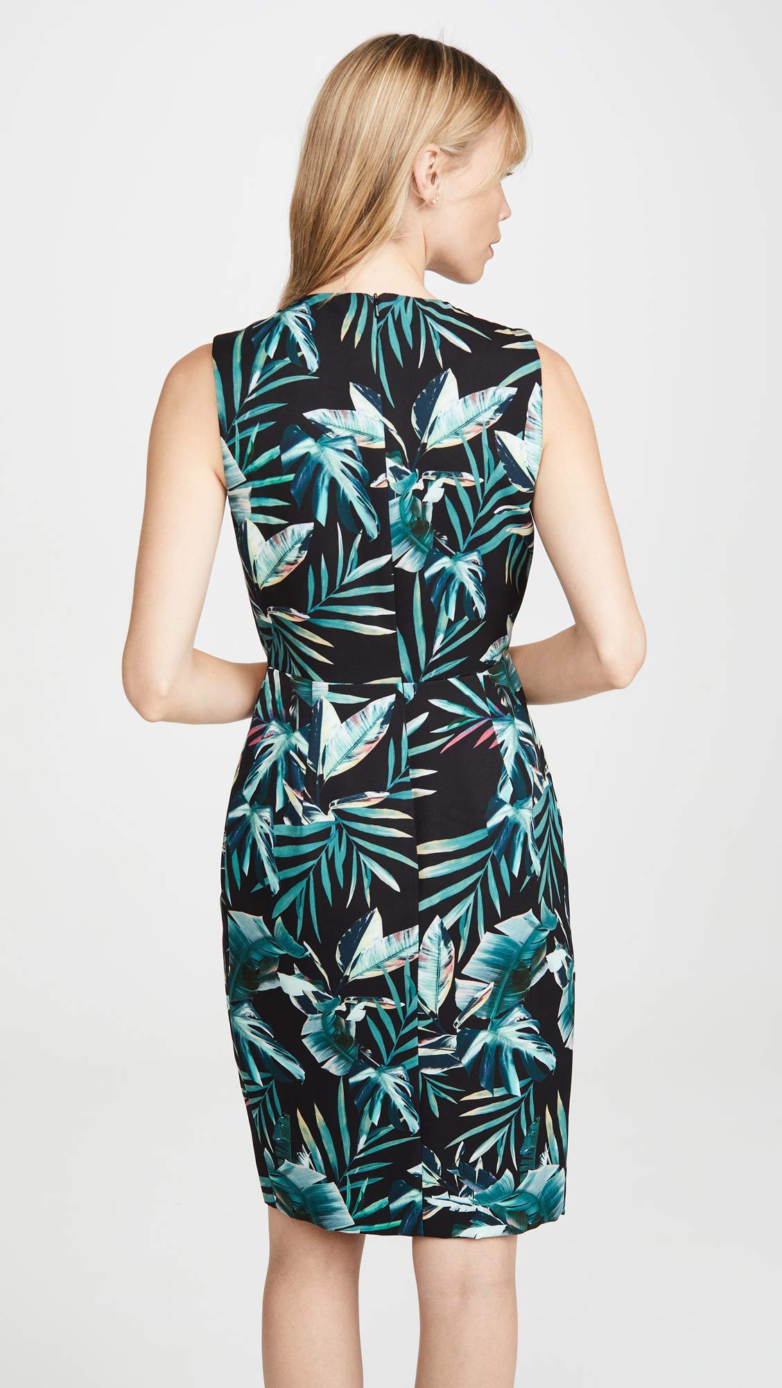 Black Halo Women's Nora Sheath Dress - Elegant Cocktail Party Gown in Midnight Tropic Blue, Size 6 | Perfect for Evening Events, Weddings & Formal Occasions