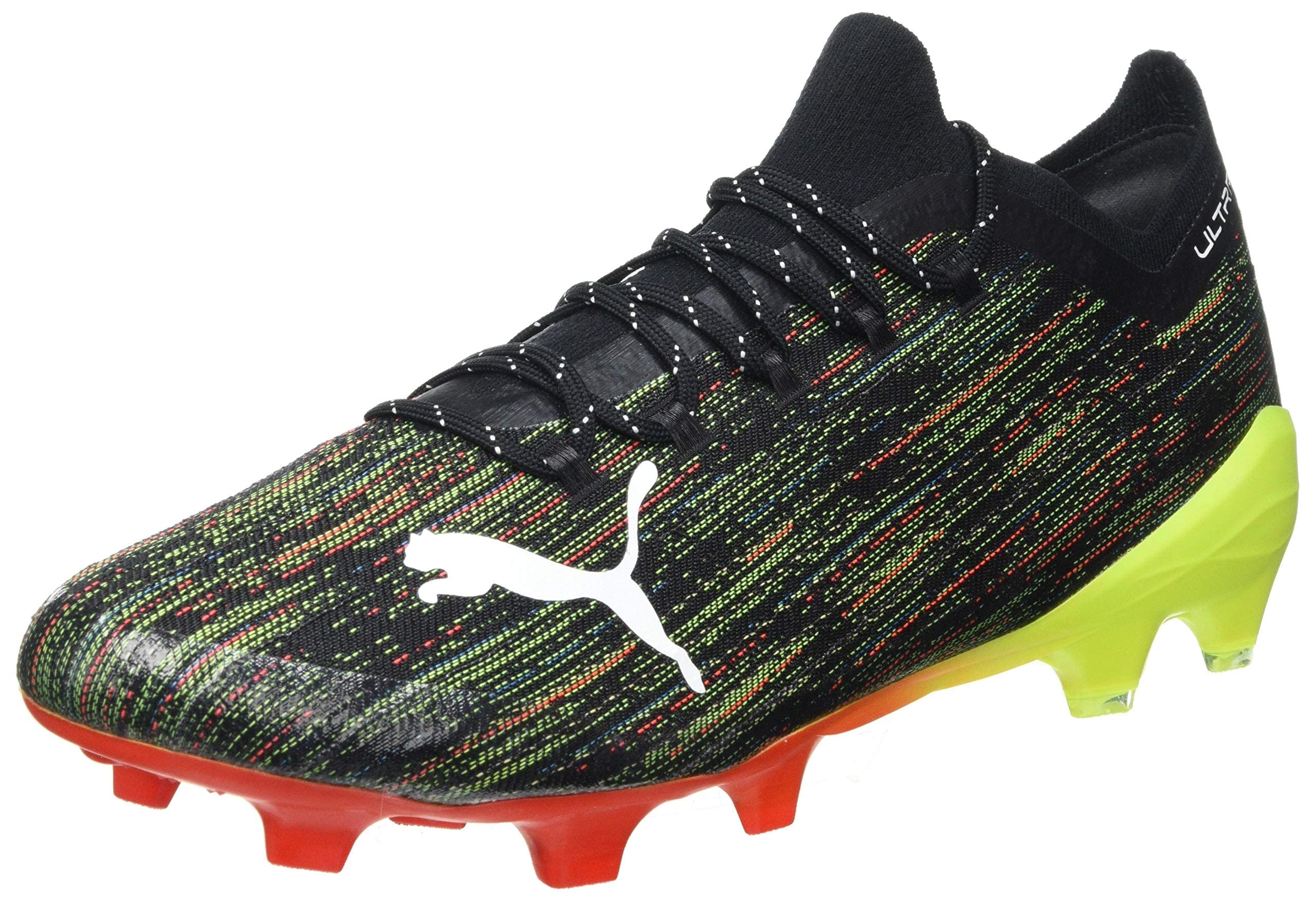 PUMA Men's Ultra 1.2 Firm Ground Soccer Cleats - Lightweight Football Shoes for Training & Matches - Perfect for Artificial Turf & Natural Grass Fields