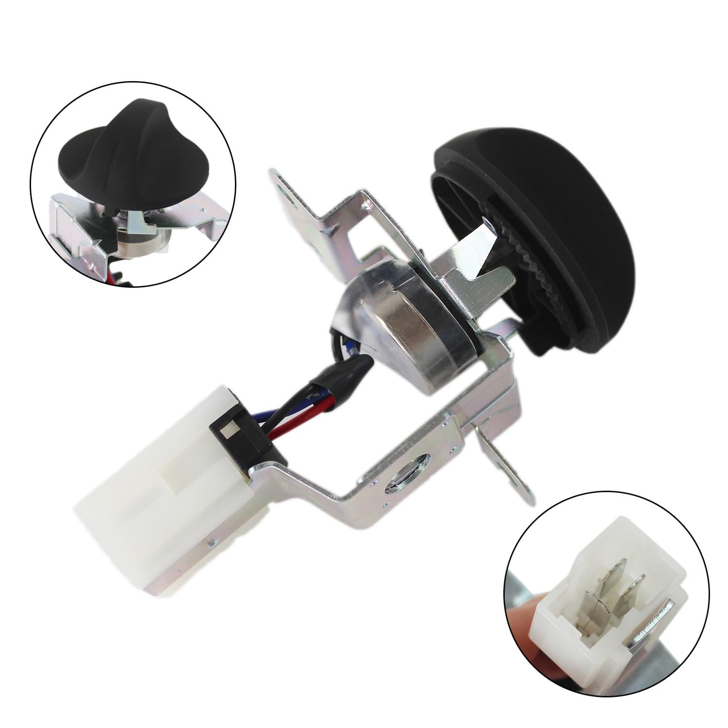 SINOCMP Throttle Knob Switch 22U-06-22420 22U-06-22380 22U-06-22470 for Komatsu PC220LC-7 PC360-7 PC400LC-7 PC200-7 Excavator - Replacement Part for Engine Speed Control in Construction Equipment
