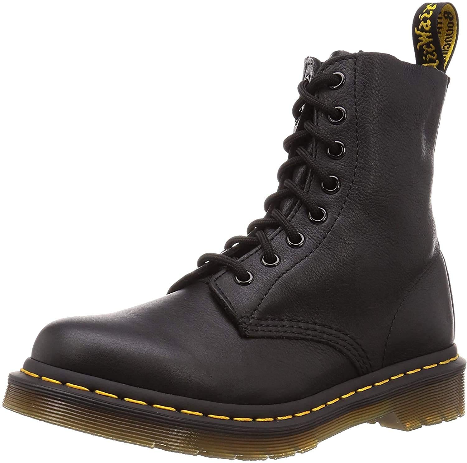 Women's Dr. Martens Pascal Virginia Leather Smooth Retro Punk Calf Boots - Stylish & Comfortable Ankle Boots for Everyday Wear, Work, and Night Out