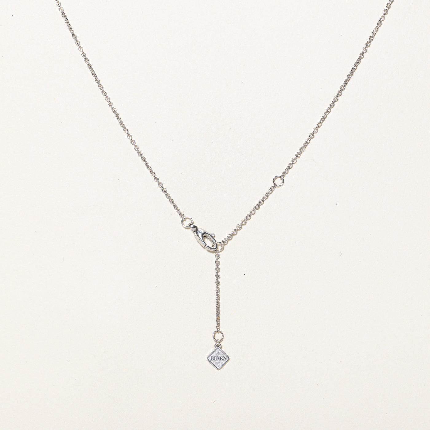 Birks' Blue Topaz & Diamond Halo Pendant Necklace | 20.00ct Natural Blue Topaz with 0.13ctw Diamond Accents | 18K White Gold | Elegant Jewelry Gift for Women | Perfect for Weddings, Anniversaries & Special Occasions