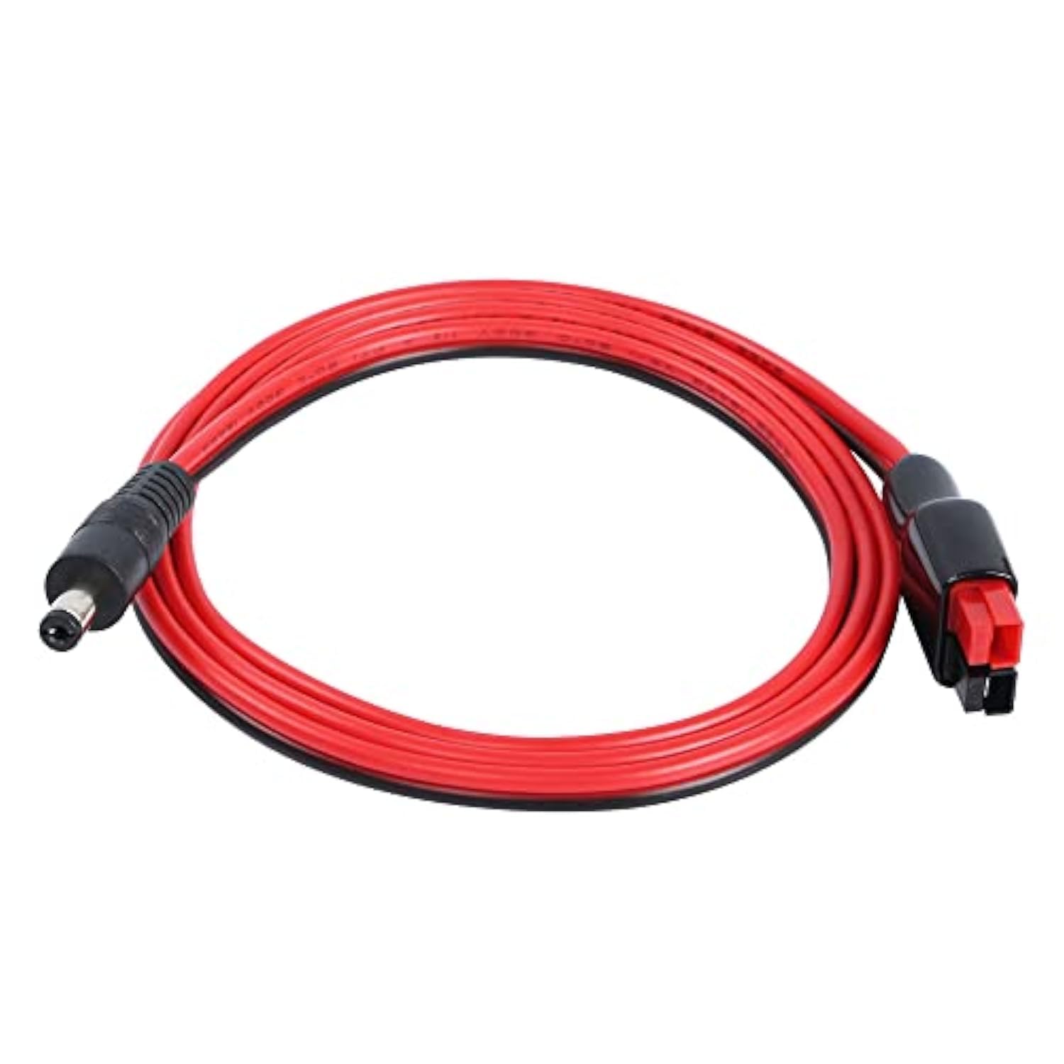 QIANRENON 45A DC5525 (5.5x2.1mm) to Solar Panel Power Extension Cable - 16AWG Heavy Duty Solar Connector for Portable Generators, Backup Batteries & Foldable Solar Panels - 3.9ft/1.2m - Perfect for Off-Grid Power, RV Solar Systems & Emergency Power Supply