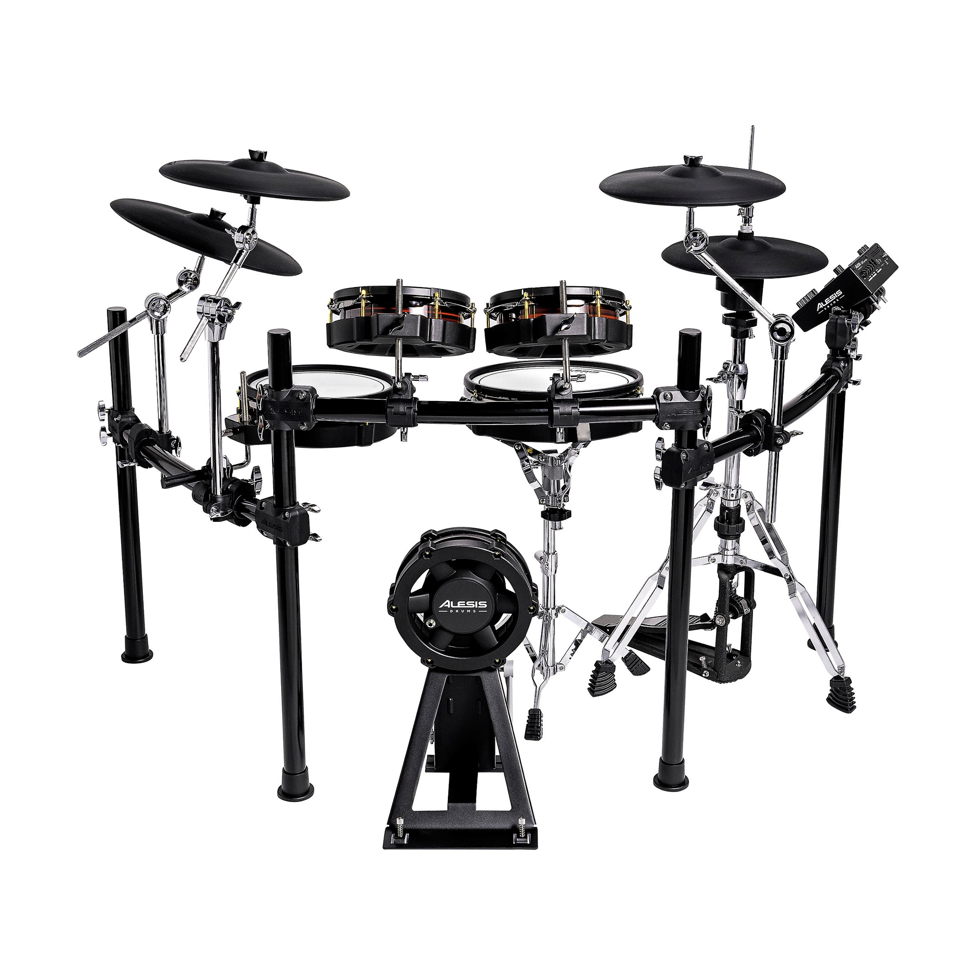 Alesis Strata Core 8-Piece Electronic Drum Kit with Mesh Pads & USB MIDI – Perfect for Home Studio, Practice, and Live Performances