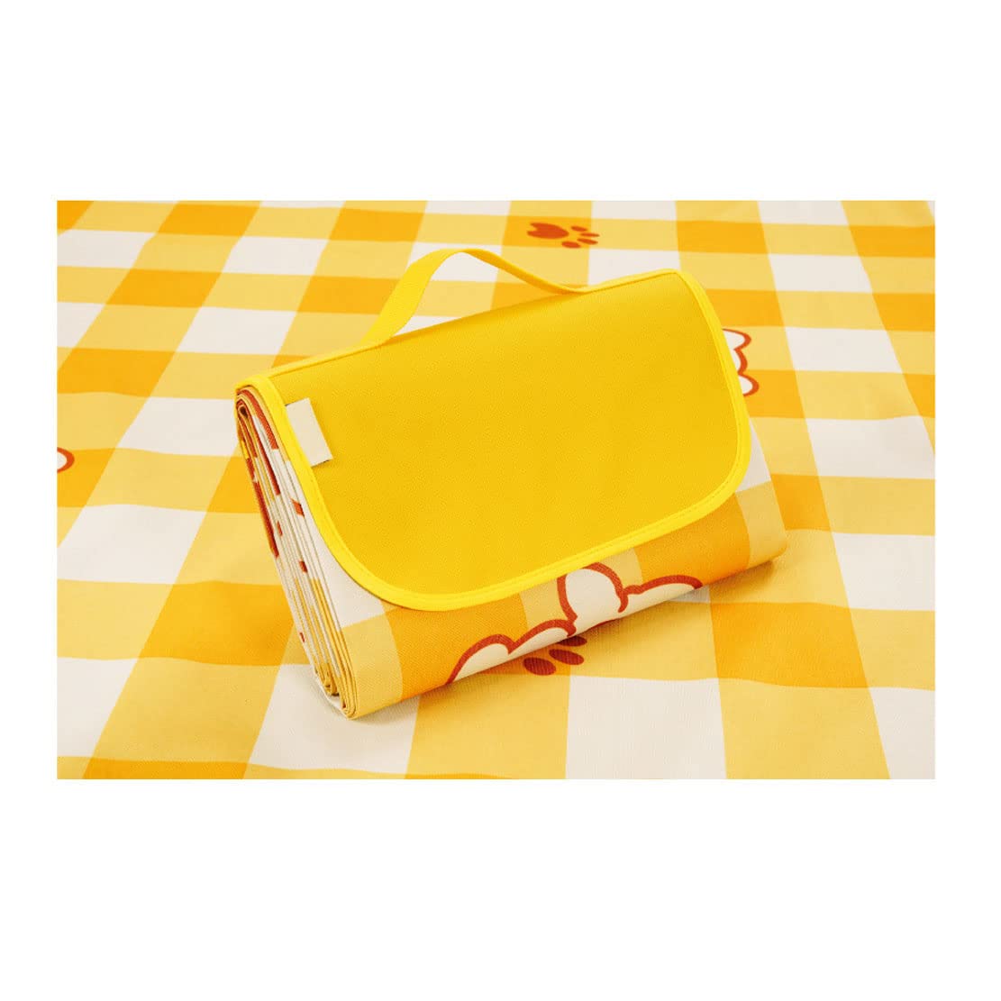Waterproof Picnic Mat for Outdoor Camping - 195x200cm Large Size, Portable Grass Mat for Beach, Park & Picnic - Durable Tent Ground Cover for Family Outings (Color Y138)
