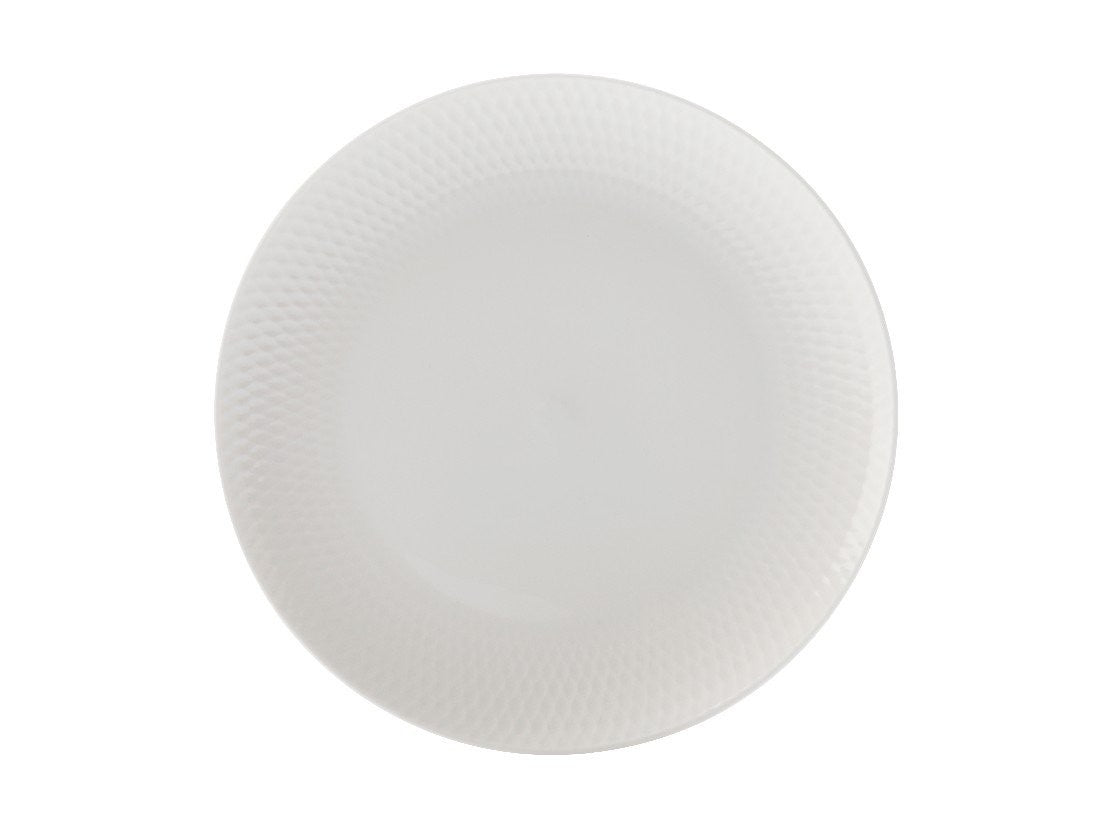 Maxwell & Williams White Basics Diamond Side Plate Set - 18cm Ceramic Dinner Plates for Everyday Use, Parties & Formal Dining