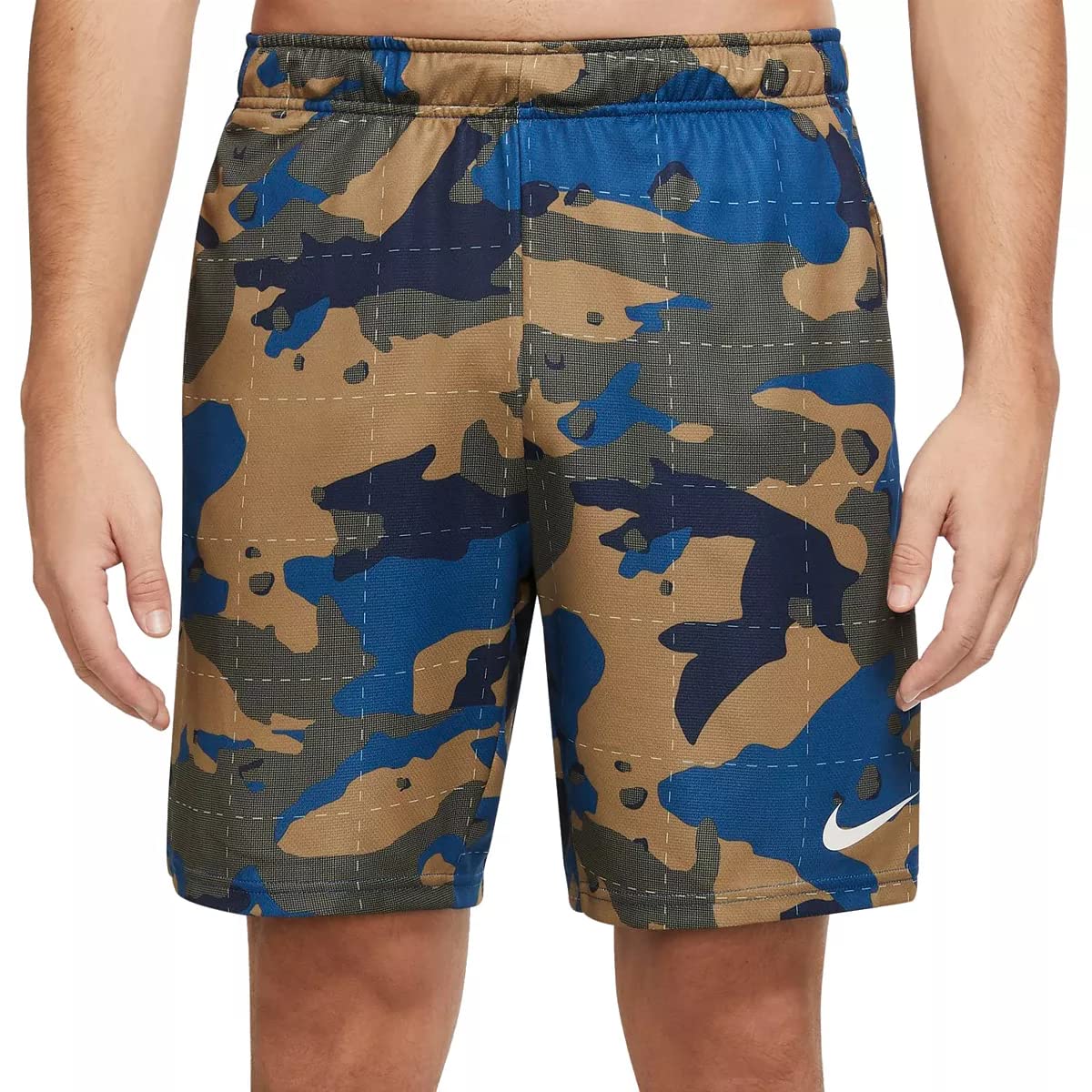 Nike Dri-FIT Men's Camo Training Shorts - Breathable Quick-Dry Workout Shorts for Gym, Running & Outdoor Sports