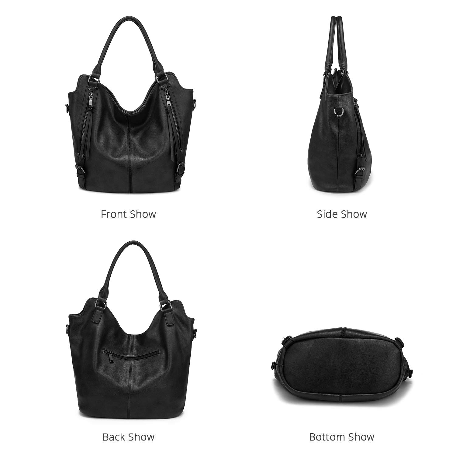 Stylish PU Leather Tote Bag for Women - Large Fashion Hobo Shoulder Bag with Adjustable Strap | Perfect for Work, Travel & Everyday Use