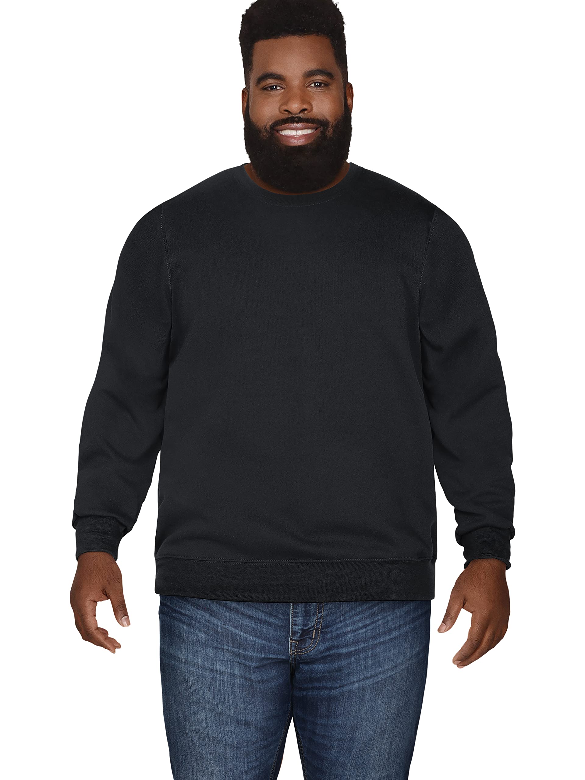 Fruit of the Loom Men's Moisture Wicking Eversoft Fleece Sweatshirt - Soft Comfort Pullover for Casual Wear, Gym & Outdoor Activities