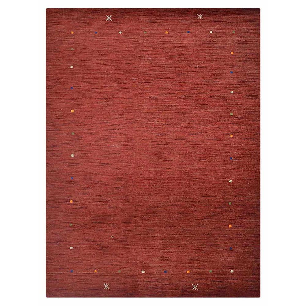 Handmade Bratislava Hand-Knotted Wool Rug - Bohemian Style Area Rug for Living Room, Bedroom & Home Decor