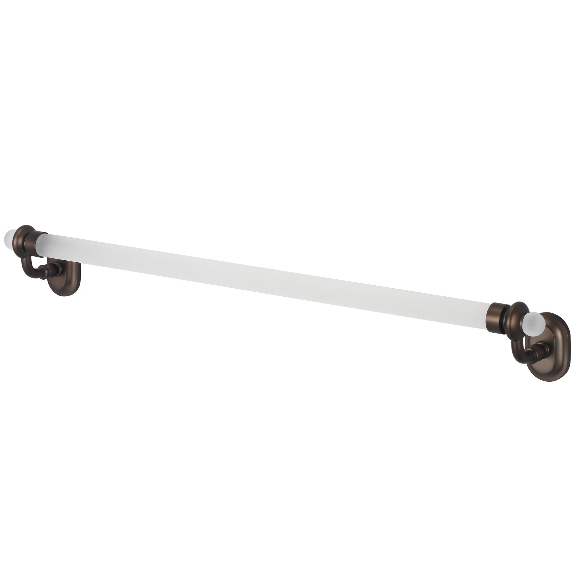 Elegant Glass Towel Bar 24 Inch - Water Creation BA-0002-03 - Perfect for Bathroom, Spa & Luxury Home Decor