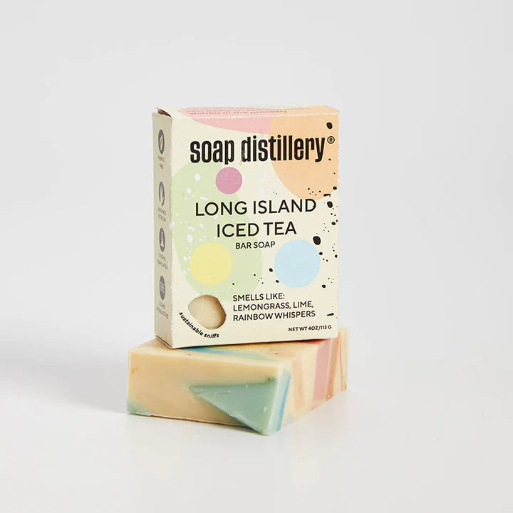 Soap Distillery Long Island Iced Tea Scented Bar Soap - Natural Handmade Soap for Men & Women - Perfect for Bath, Shower & Gift Giving