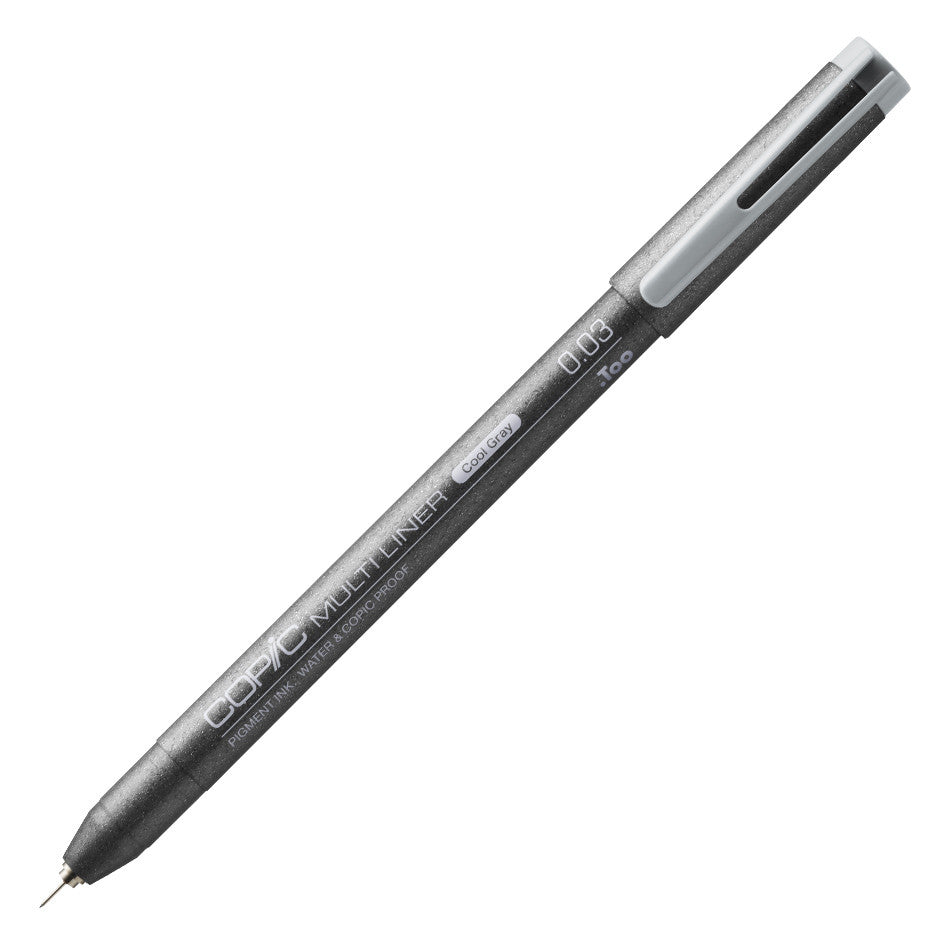 Copic MultiLiner Drawing Pen Set - Cool Grey Fine Line Art Markers for Sketching, Illustration & Calligraphy | Perfect for Artists, Designers & Craft Projects