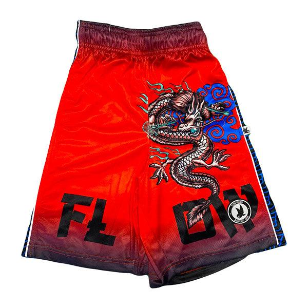 Boys Dragon Lax Flow Shorts - Breathable Athletic Shorts for Kids - Comfortable Basketball Soccer Running Shorts for Active Boys - Perfect for Sports, Play & Everyday Wear