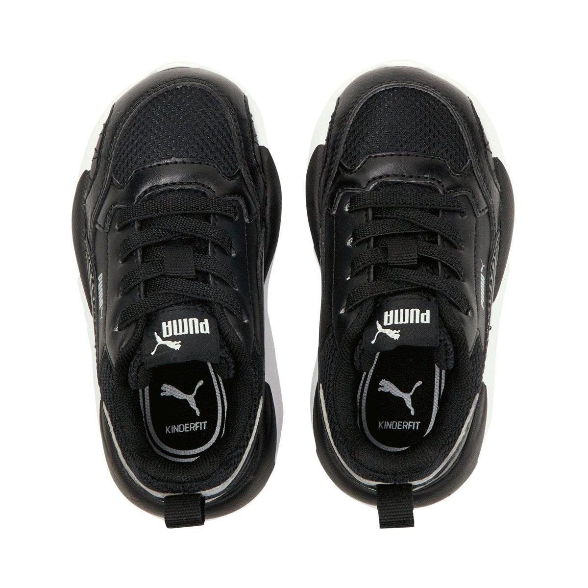 PUMA Kids X-Ray 2 Square Sneakers - Black & White Athletic Shoes for Boys & Girls | Perfect for School, Running & Casual Wear