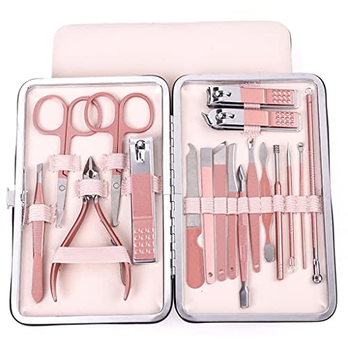 FSYSM Professional Nail Care Kit - Stainless Steel Scissors, Nail Clippers, Dead Skin Pliers & Cuticle Tools for Pedicure & Manicure (1 Set) - Perfect for Home Salon, Travel & Professional Use