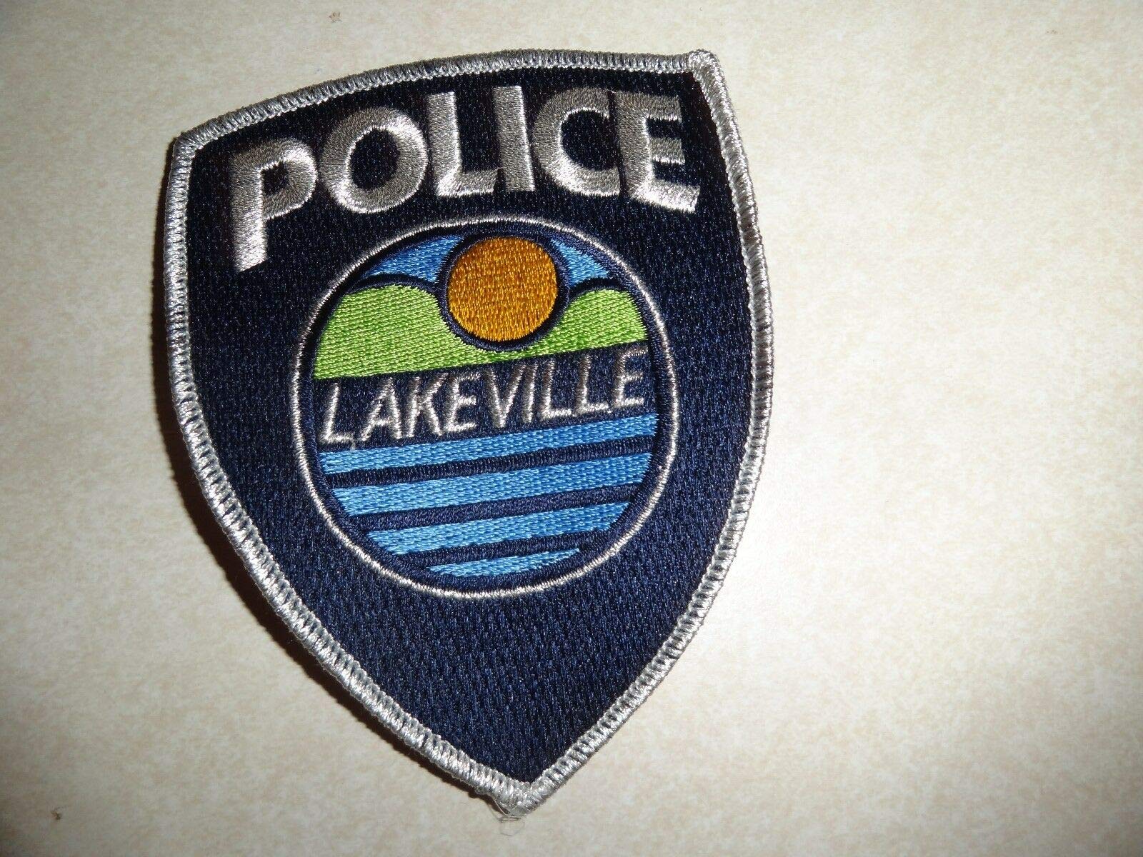 Custom Embroidered Patches for Women & Men - Police Law Enforcement Badge - Lakeville Collection - Perfect for Uniforms, Jackets, Backpacks & DIY Crafts