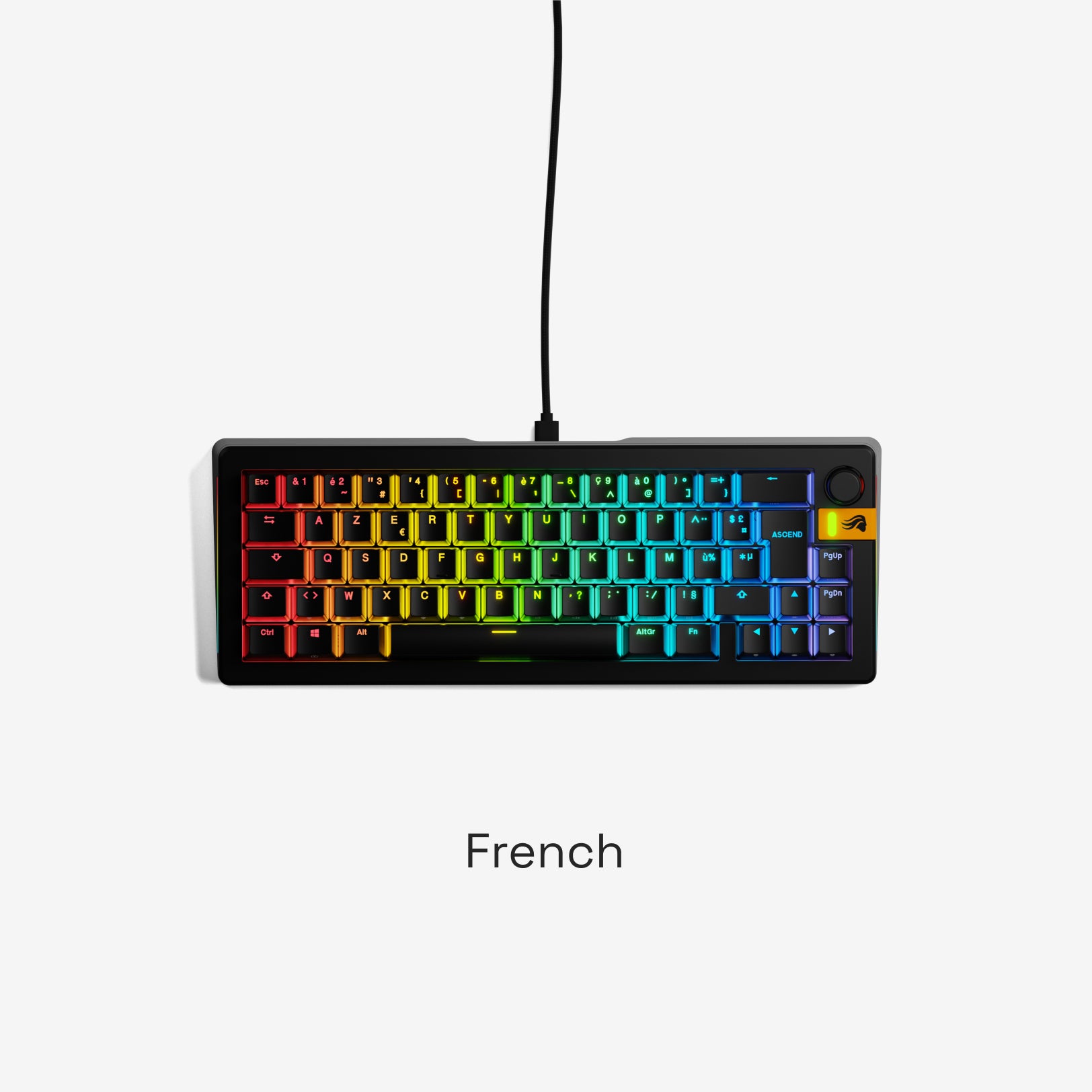 GMMK 3 HE Prebuilt Mechanical Gaming Keyboard - Hot-Swappable RGB Backlit Wired Keyboard for PC, Mac, PS5 - Perfect for Esports, Typing & Office Work