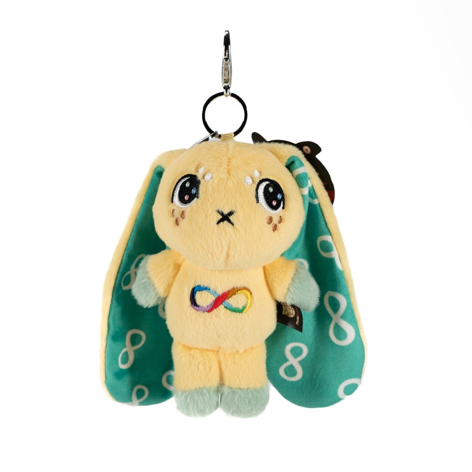 Autism Awareness Rabbit Plush Keychain - Soft & Cute Plushie Dreadfuls for Backpacks, Gifts & Sensory Support | Autism Support Accessory