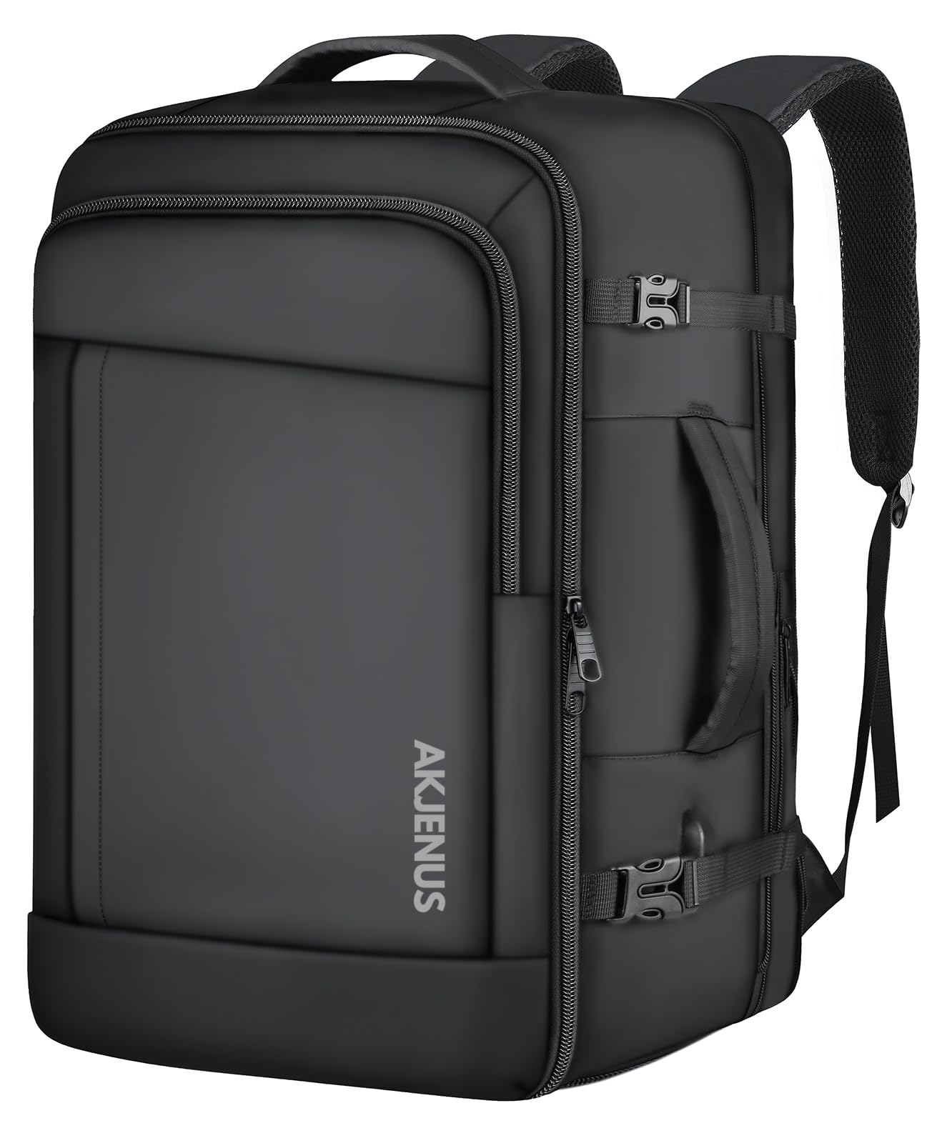 Expandable 40L-50L Carry On Backpack - FAA Approved Flight Travel Backpack, Lightweight Waterproof Business Laptop Bag for Men & Women (Fits 17