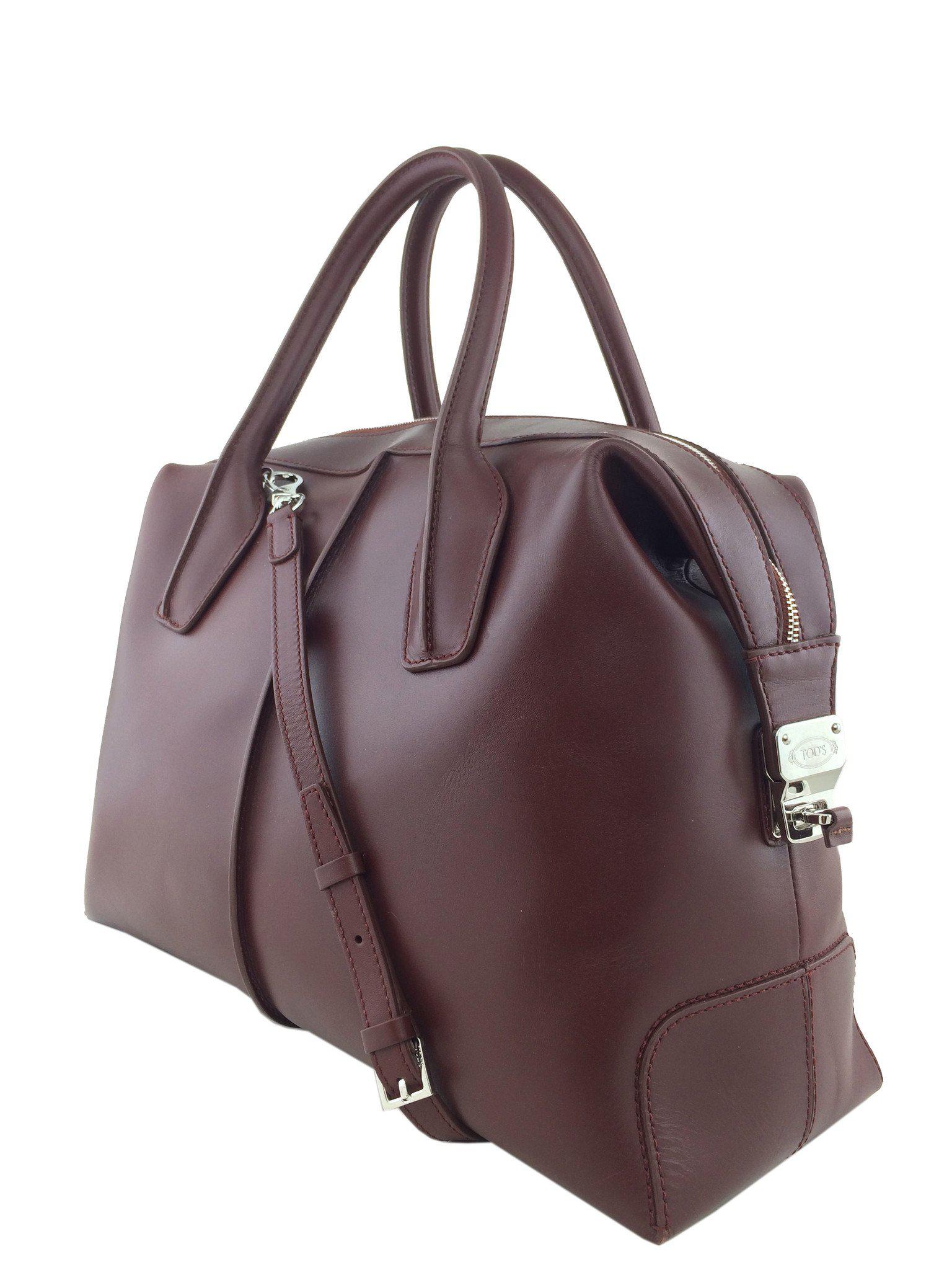 Tod's Leather D Styling Manici New Grande Tote Bag for Women | Premium Italian Leather Handbag | Perfect for Work, Travel & Everyday Use