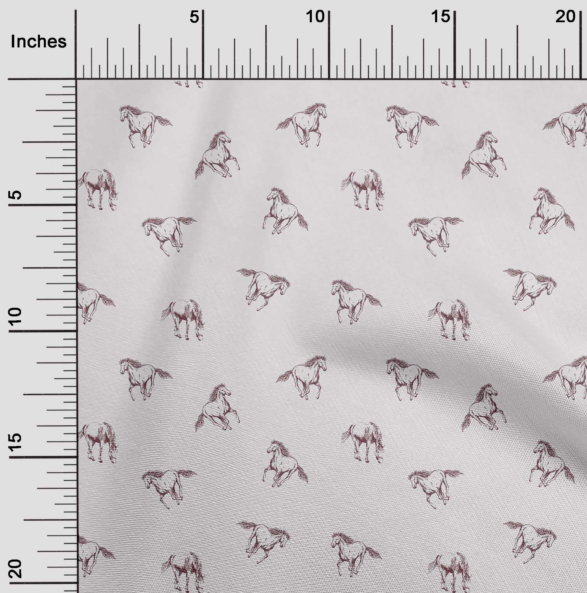 Premium Rayon Maroon Fabric for Sewing - 56 Inch Wide by The Yard - DIY Clothing, Horse Blankets & Home Decor Supplies - Printed Material for Dresses, Curtains & Craft Projects