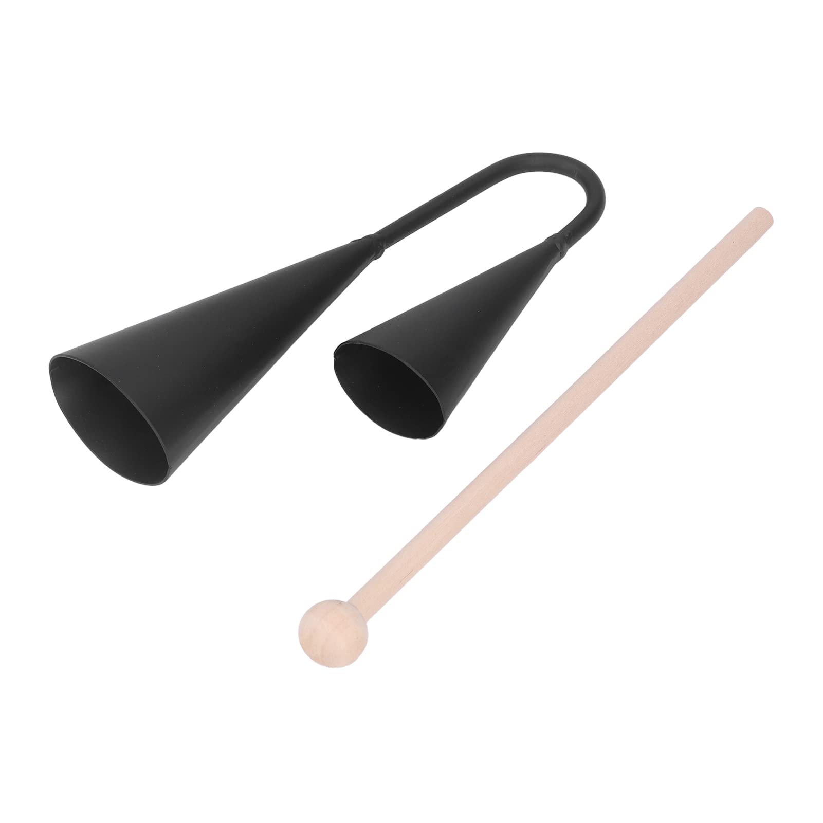 Shanrya Agogo Bell for Kids - Traditional Metal Percussion Instrument with Melodic Sound | Fun Musical Toy for Birthday Parties, Family Celebrations & Early Childhood Music Education