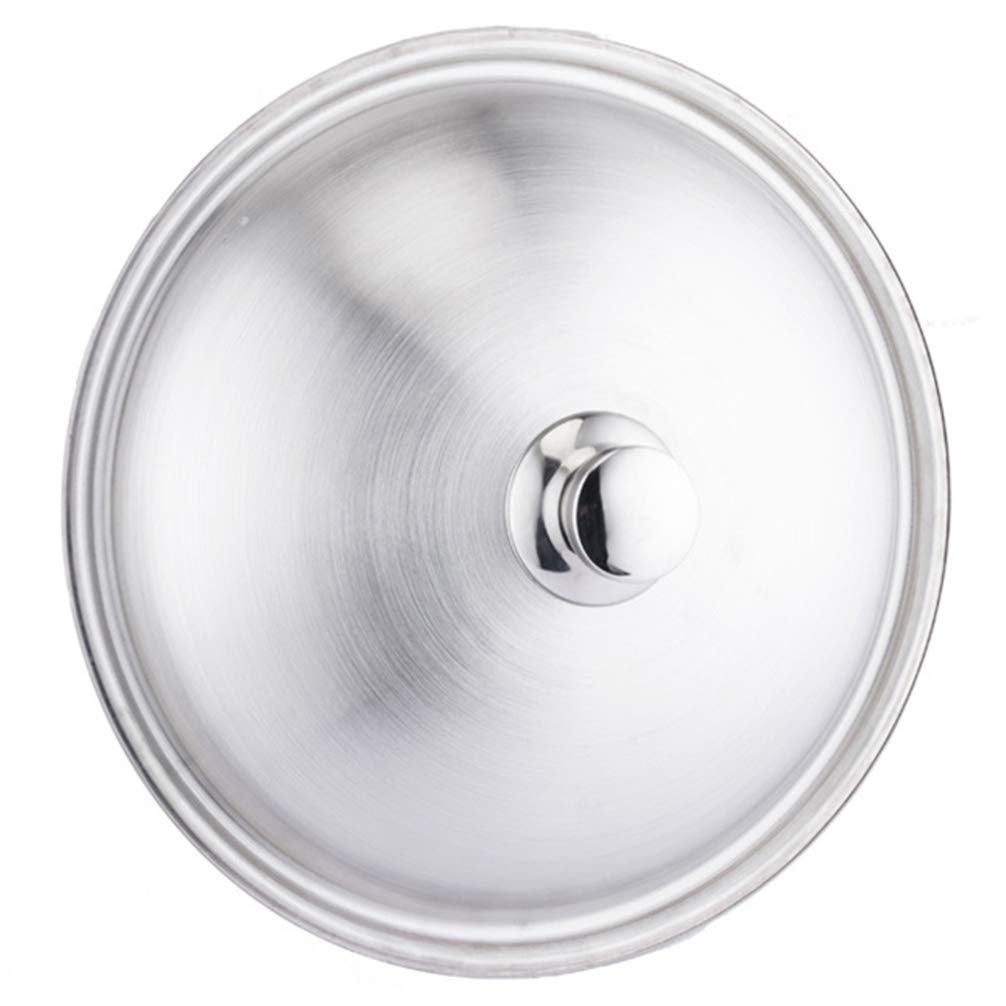 **Stainless Steel Universal Pot Cover - Large Pan Lid for Wok, Skillet, Griddle & Saucepan | Durable Kitchen Cooking Accessory for Basting & Simmering | Perfect for Home Chefs & Professional Kitchens**