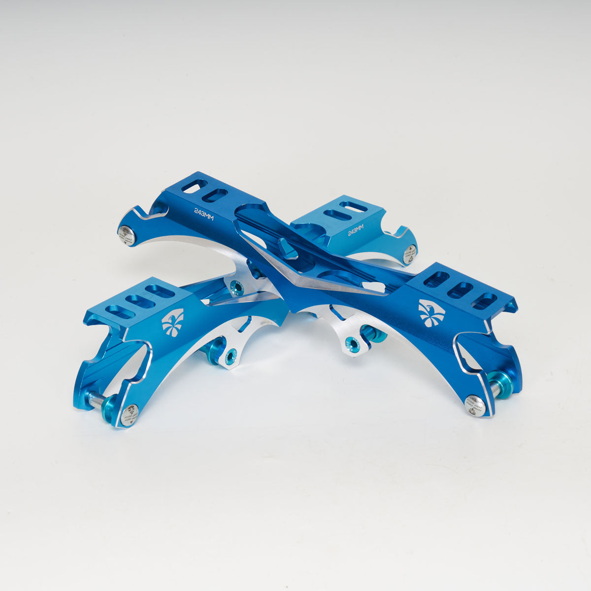 Flying Eagle Drift 2 Inline Skate Frame 243mm - Blue | High-Performance Skating for Aggressive & Freestyle Rollerblading