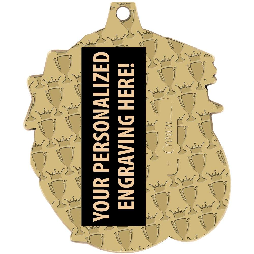 1.5 Inch Gold Honor Roll Medals - Custom Engraved Academic Achievement Awards for Students - Perfect for School Ceremonies, Graduation Gifts & Academic Recognition Events