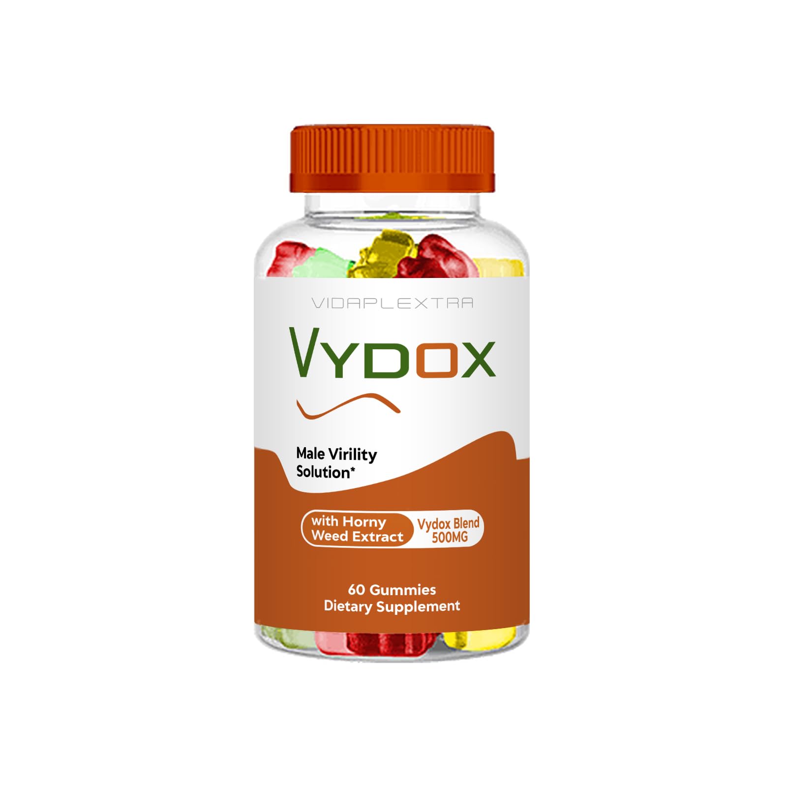 Vydox Gummies for Men - Premium Testosterone Booster Supplement (60 Count) - Enhance Energy, Strength & Performance - Perfect for Workout, Gym & Daily Vitality