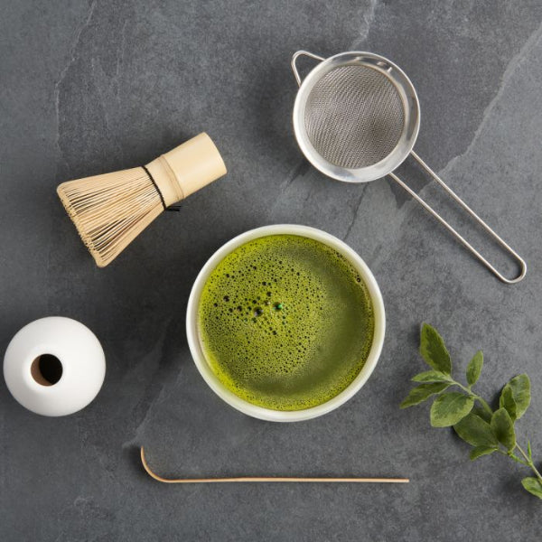 Organic Matcha Green Tea Gift Set - Premium Ceremonial Grade Powder with Bamboo Whisk & Scoop - Perfect for Tea Lovers, Zen Meditation & Healthy Lifestyle Gifts