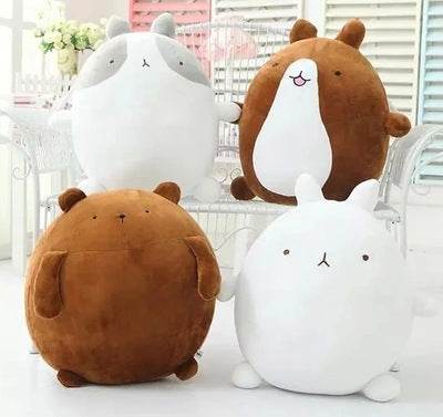 Adorable Kawaii Chonky Stuffed Animal Plushies - Soft Cute Plush Toys for Kids, Gifts, Bedroom Decor & Cuddling