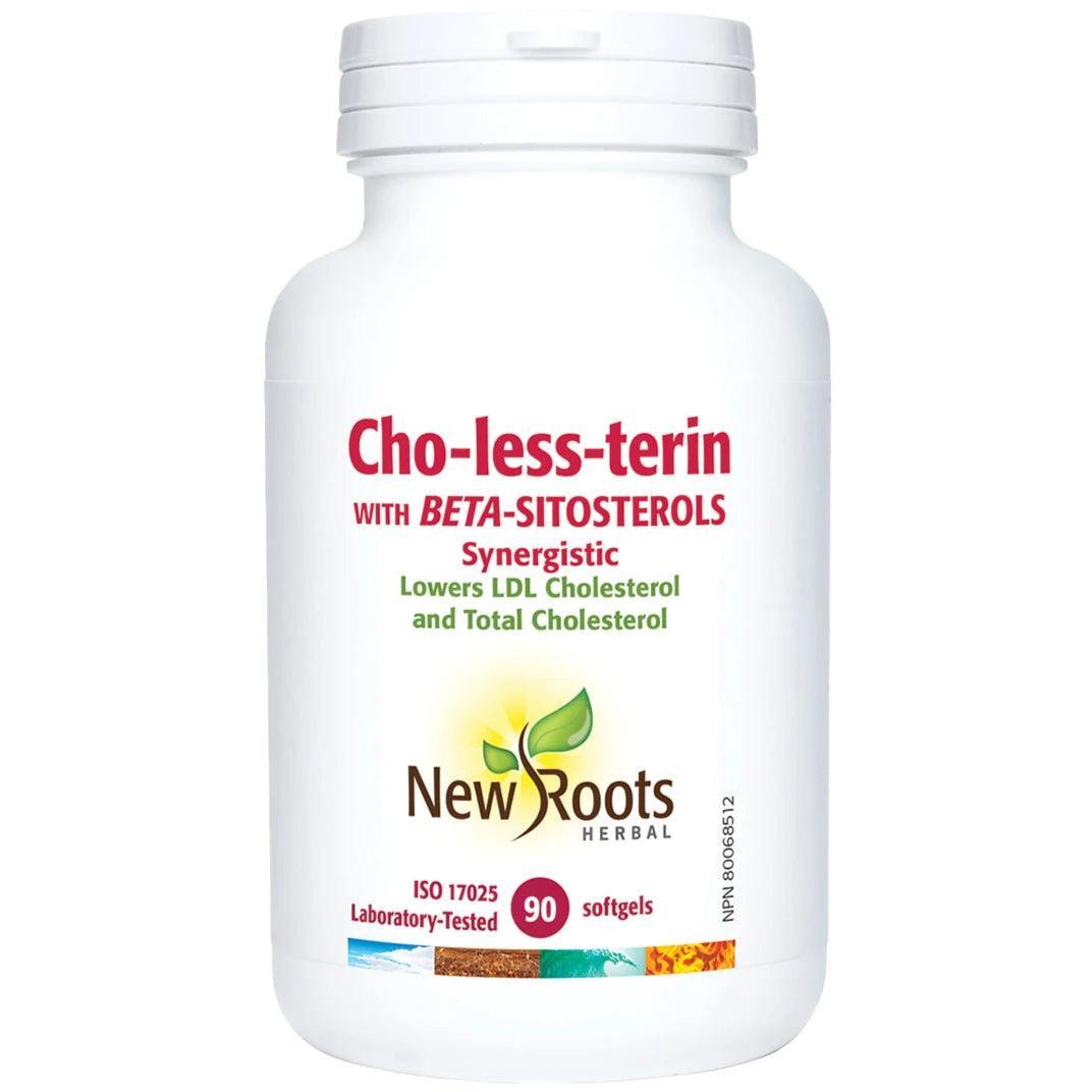 New Roots Cho-Less Terin 90 Softgels - Supports Healthy Cholesterol Levels - Perfect for Heart Health & Daily Wellness Supplement