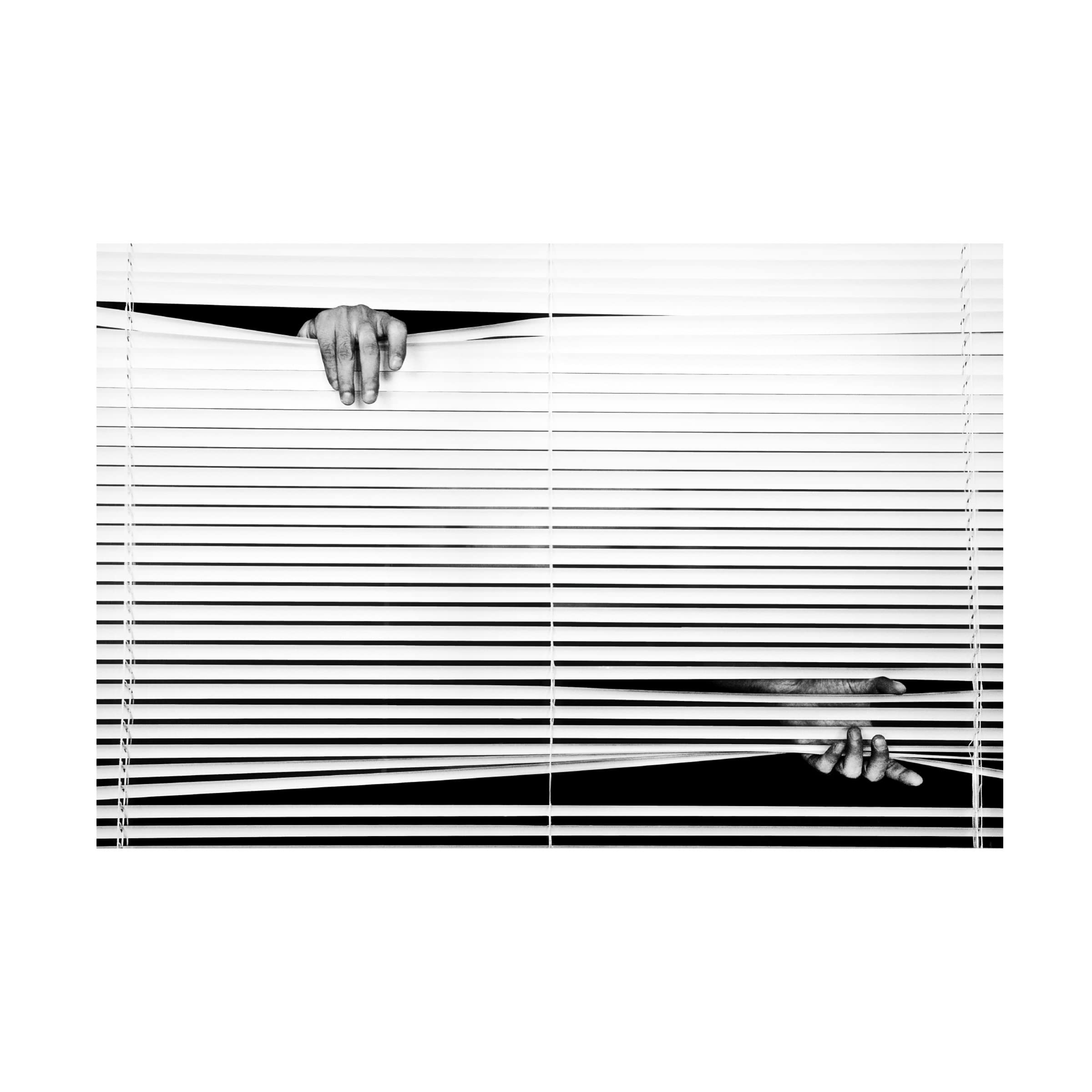 Trademark Fine Art 'Black Or White' Canvas Wall Art by Keisuke Ikeda - Modern Abstract Painting for Living Room, Bedroom & Office Decor
