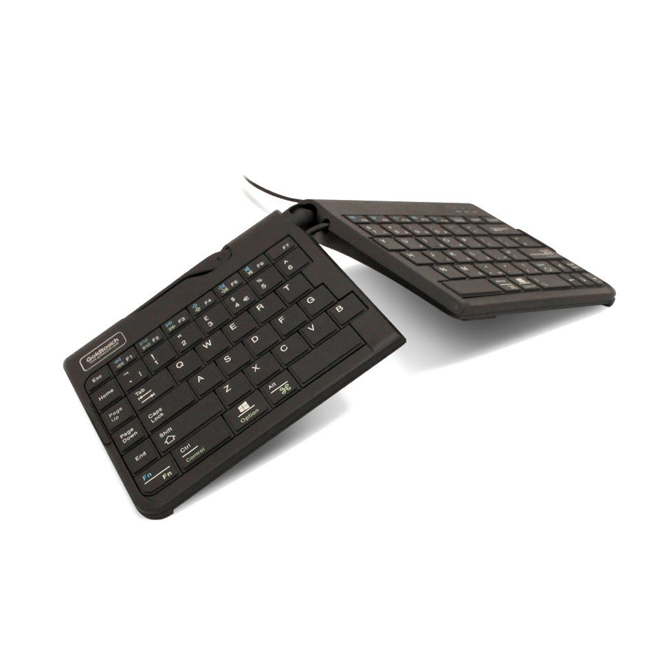 Goldtouch Go!2 Wireless Bluetooth Mobile Keyboard for Foreign Languages - Perfect for Travel, Business & Multilingual Typing on Smartphones & Tablets