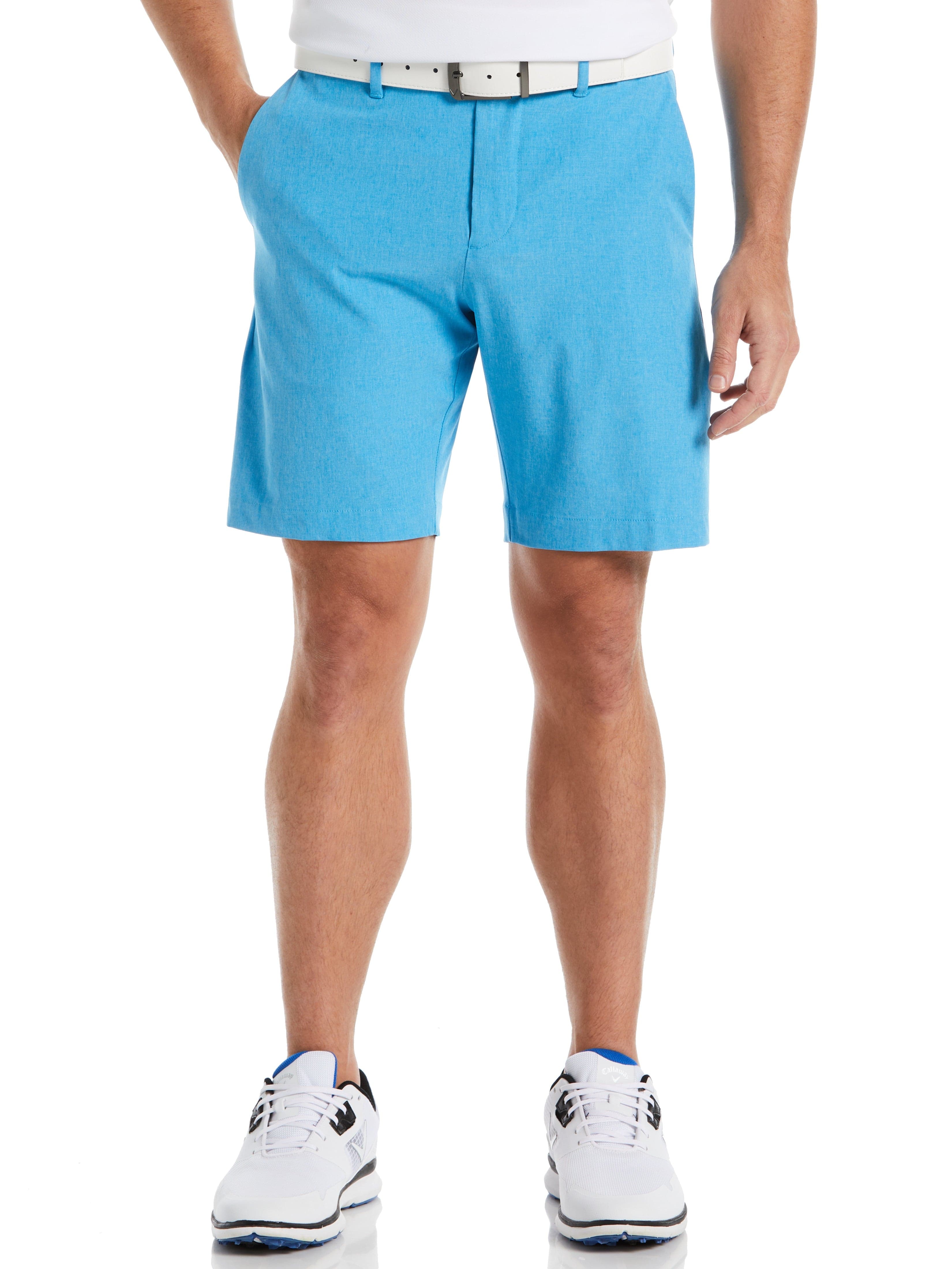 Men's Swing Tech Heather Ergo Short Sleeve T-Shirt - Moisture Wicking & Breathable for Golf, Tennis & Casual Wear