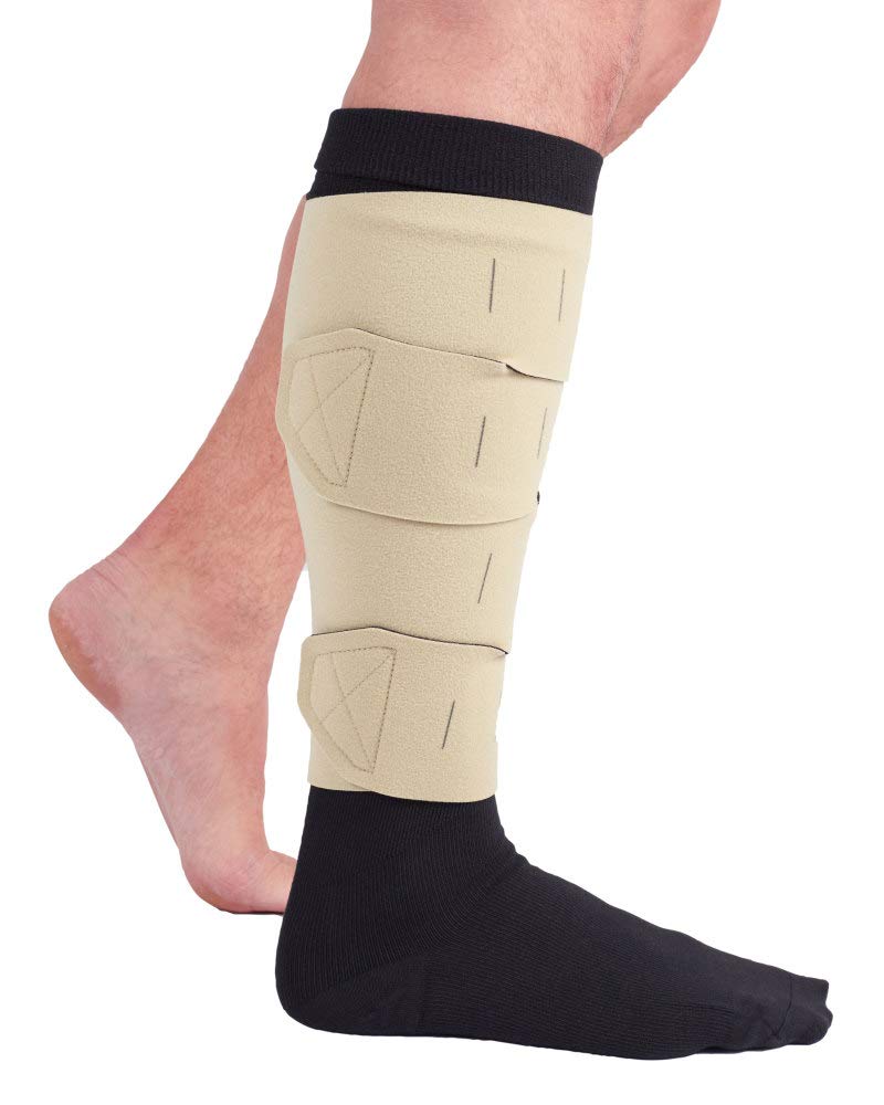 CircAid JuxtaLite HD Compression Wrap for Lymphedema & Swelling Relief - Medical Grade Adjustable Leg & Arm Support for Improved Circulation & Recovery