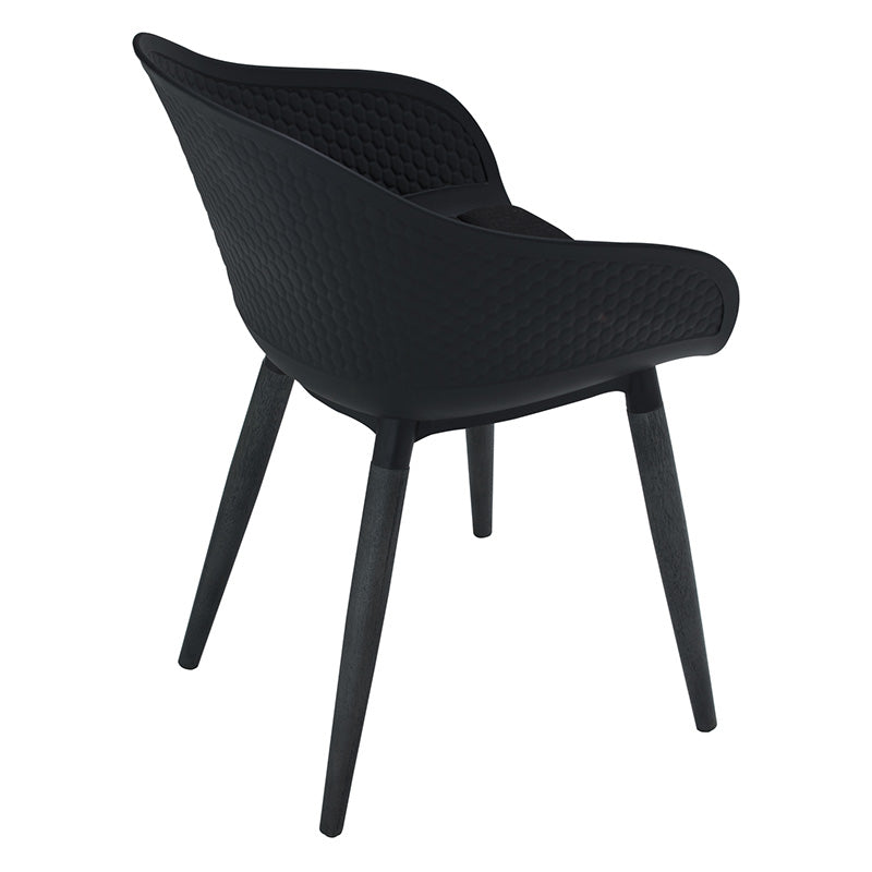 UNITY Arm Chair - Dark Grey & Black Modern Accent Chair for Living Room, Office, or Lounge - Comfortable & Stylish Seating Solution
