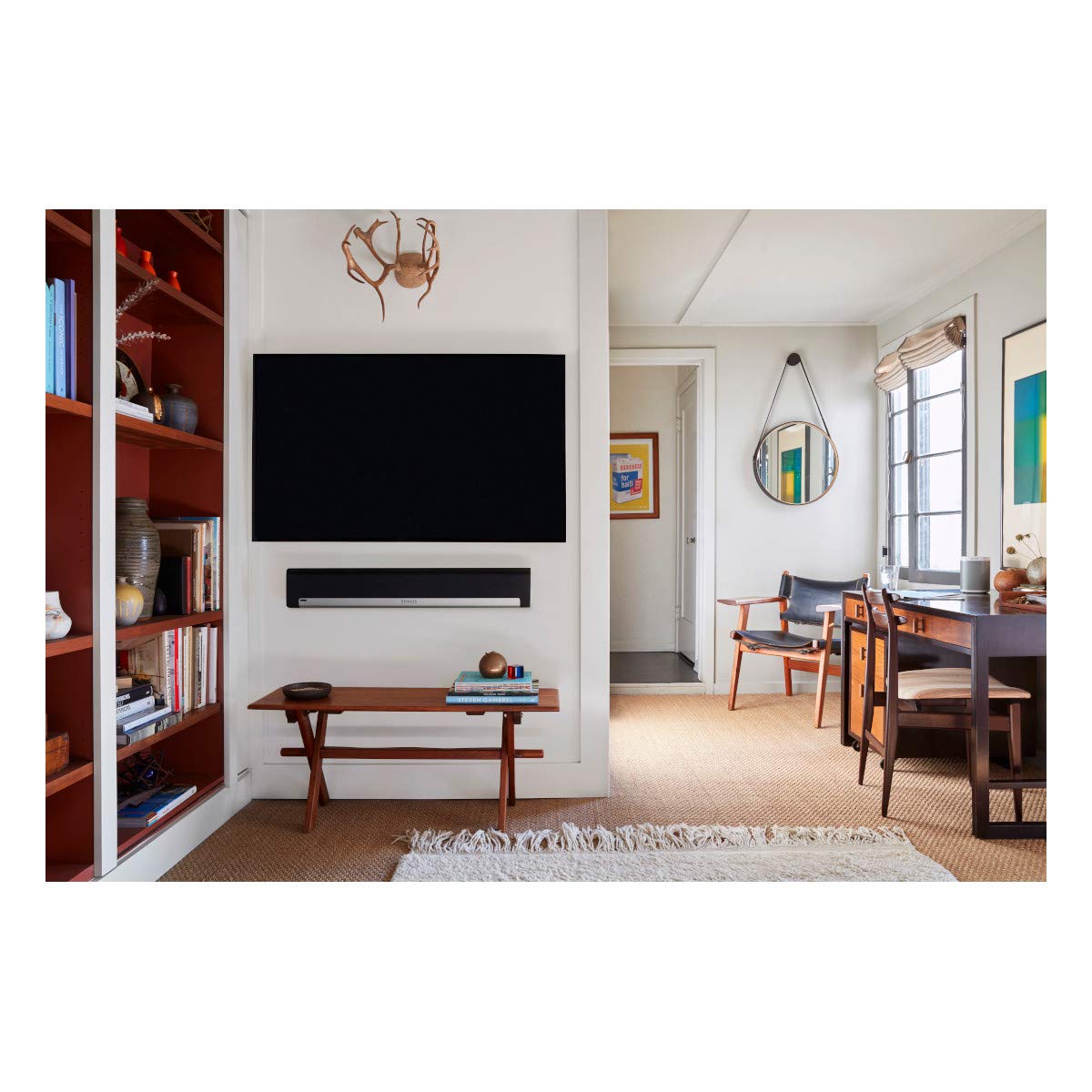 Sonos Playbar - Premium Wireless TV Soundbar with Alexa Compatibility | High-Quality Streaming for Movies & Music | Perfect for Home Theater & Living Room Entertainment (Renewed)