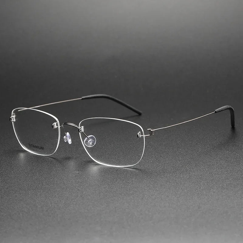 Aror Women's Rimless Square Screwless Titanium Eyeglasses 4297 - Lightweight & Durable Glasses for Work, Reading & Everyday Use