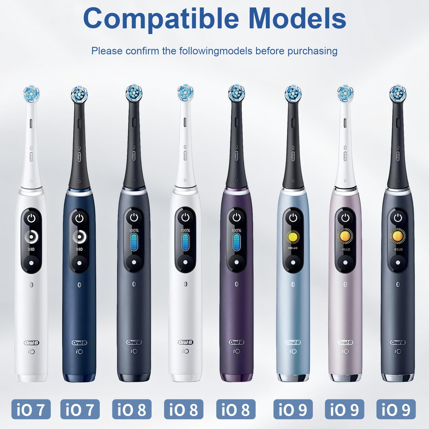 Original B iO Series 9/8/7 Replacement Magnetic Charger Base (Model 3768) - Fast Charging for Electric Toothbrush - Perfect for Home, Travel & Bathroom Use