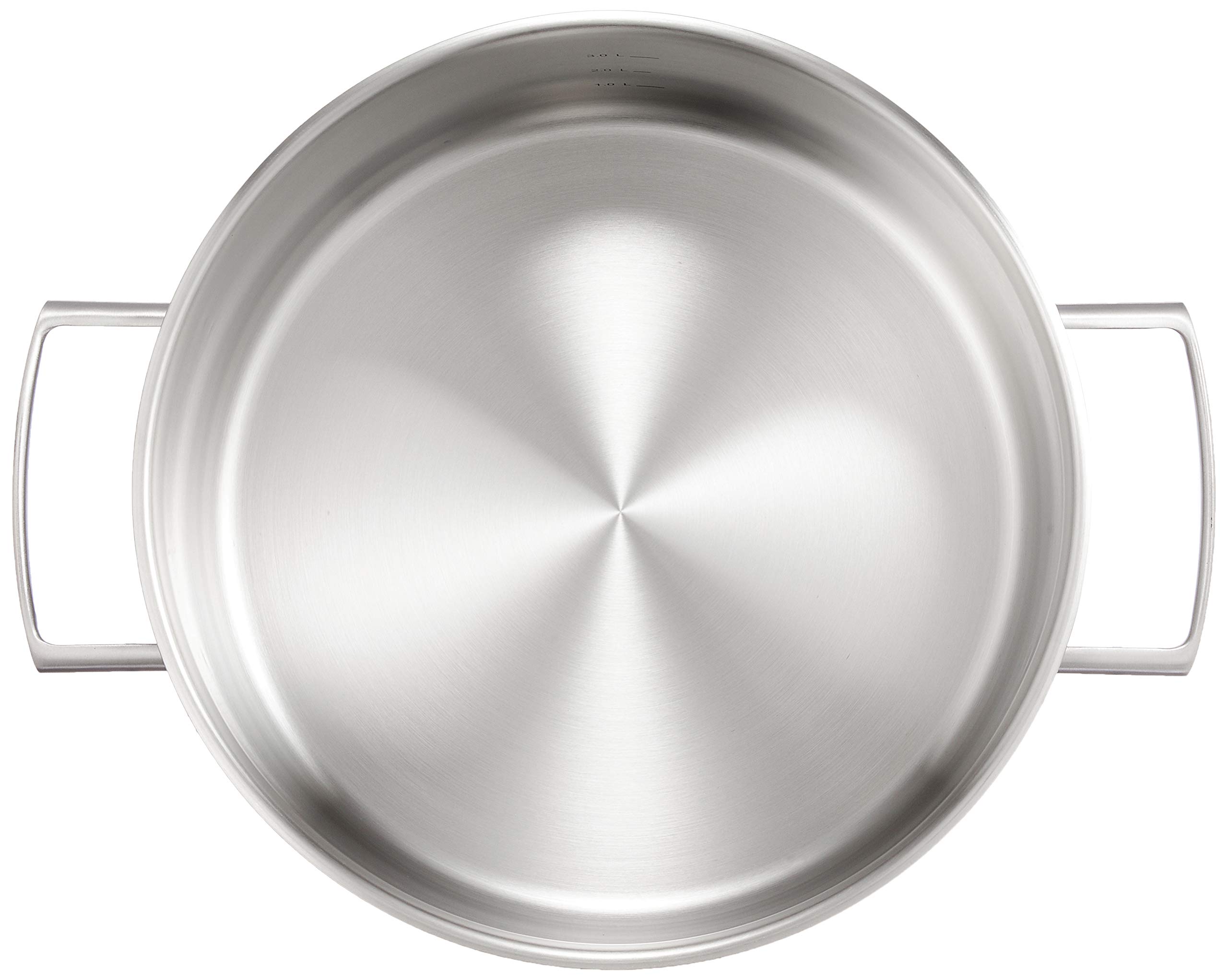 ZWILLING 66462-240 Vitality 4.5L Stainless Steel Stew Pot with 3-Layer Bottom - 9.4 Inch Induction Safe Cooking Pot for Soups, Stews & Pasta - Dishwasher Safe Polished Finish Two-Handed Design for Home & Restaurant Use