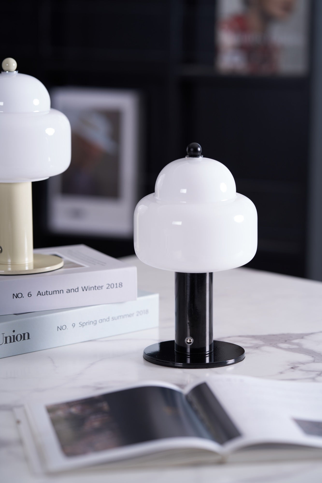 Modern Cloud Dome Table Lamp - Soft Glow LED Night Light for Bedroom, Nursery & Living Room - Perfect for Relaxation, Reading & Decor