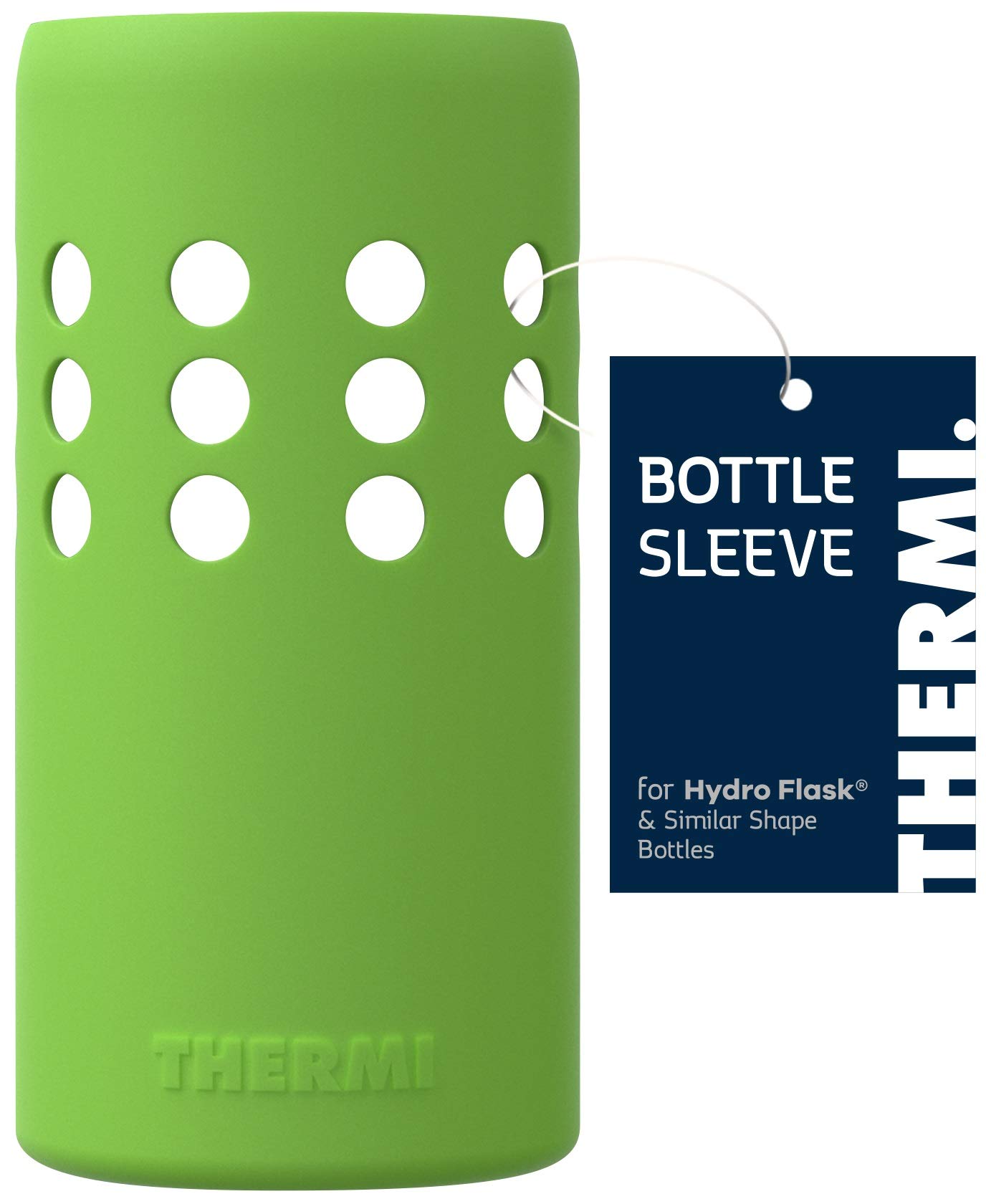 Thermi Protective Silicone Sleeve for Hydro Flask Water Bottles - Durable Insulated Cover for 18oz, 24oz, 32oz, 40oz Tumblers - Perfect for Hiking, Gym & Outdoor Activities