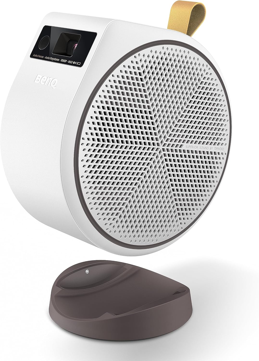 BenQ GV31 1080P Portable Smart Projector - 300 Lumens, 2.1CH Bass Bluetooth Speaker, Free Angle Projection for Home Theater, Outdoor Movies, and Gaming Entertainment