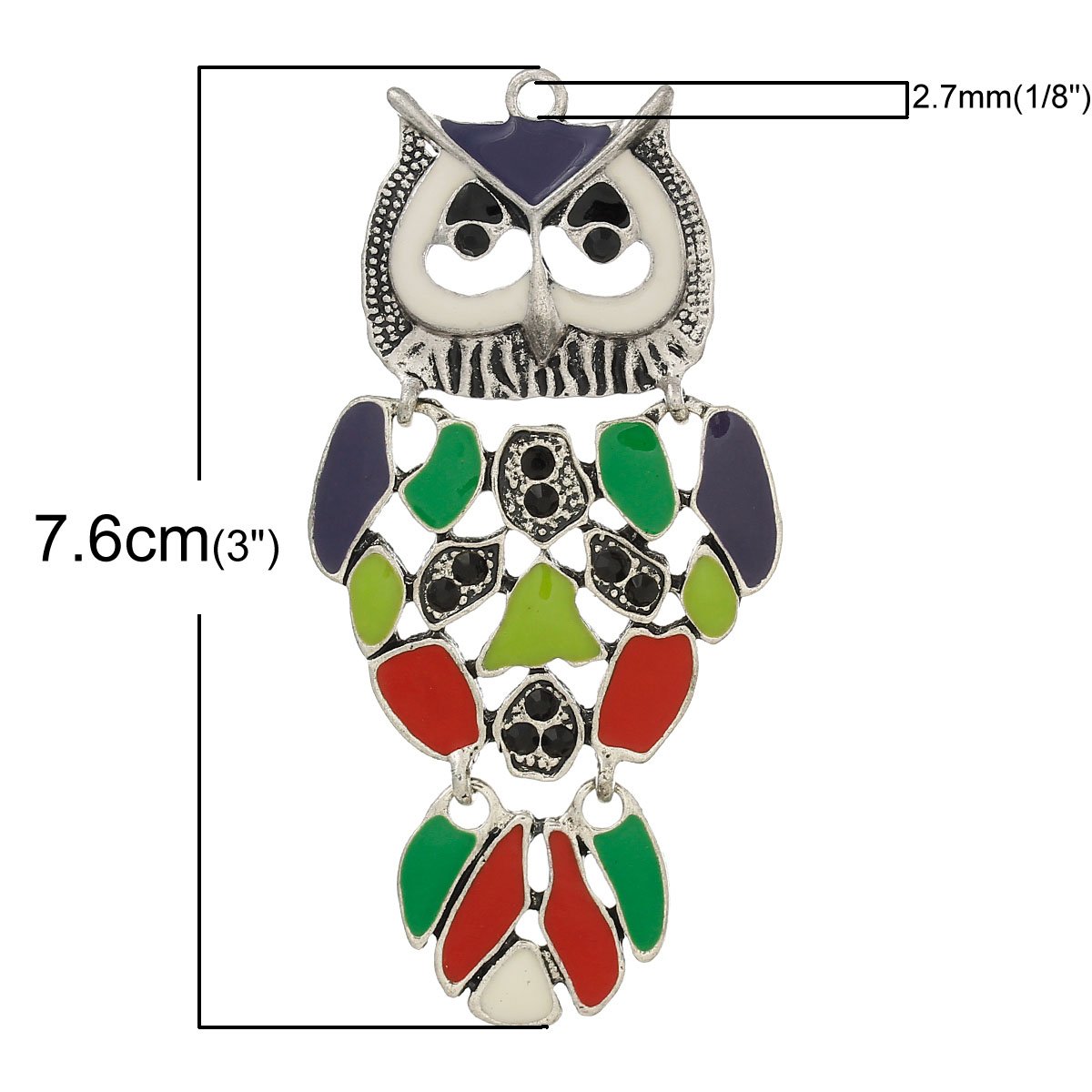 Sparkling Owl Charm Pendant Necklace - Elegant Multi Owl Design Jewelry for Women, Perfect for Parties, Date Nights & Gifts