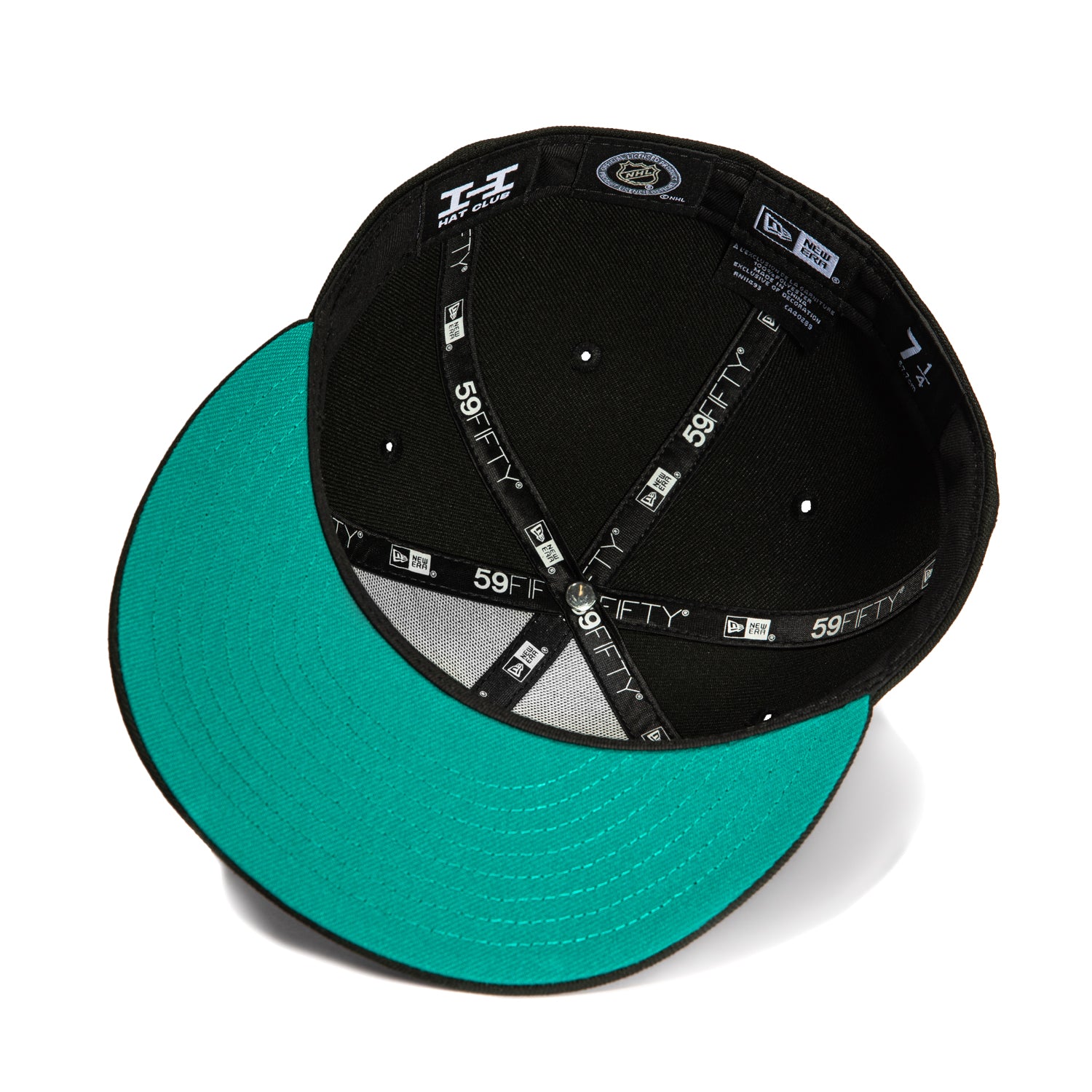 New Era 59Fifty Anaheim Ducks Team UV Black Baseball Cap - Official NHL Hockey Hat for Men & Women - Perfect for Games, Outdoor Activities & Fan Gear
