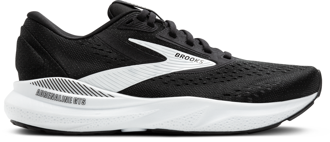 Women's Adrenaline GTS 24 Running Shoes - Black/White (Size 087) | Lightweight Cushioned Sneakers for Jogging, Gym Workouts & Daily Walking
