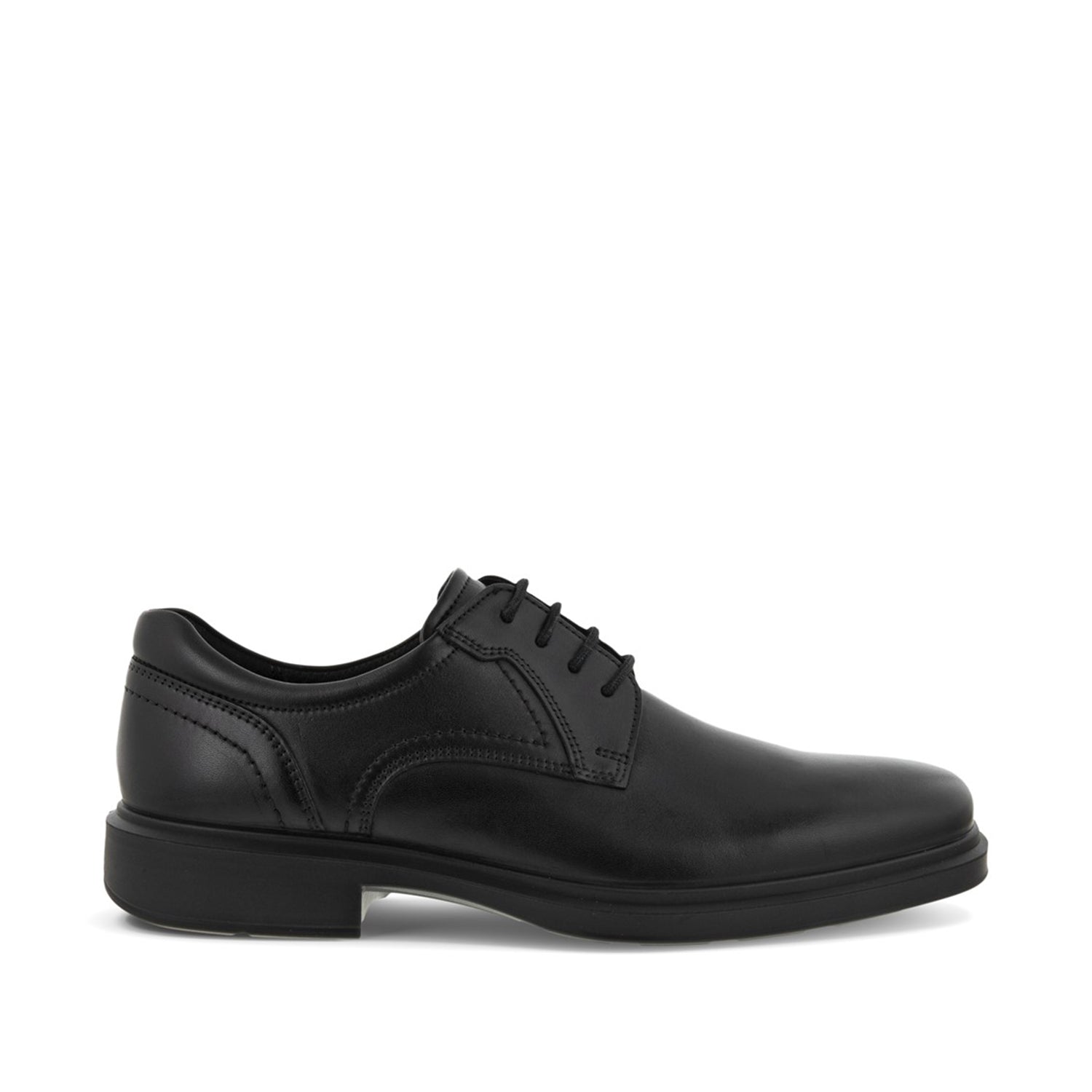 ECCO Men's Helsinki 2 Black Leather Slip-On Loafers - Comfortable Casual Dress Shoes for Business, Office & Travel